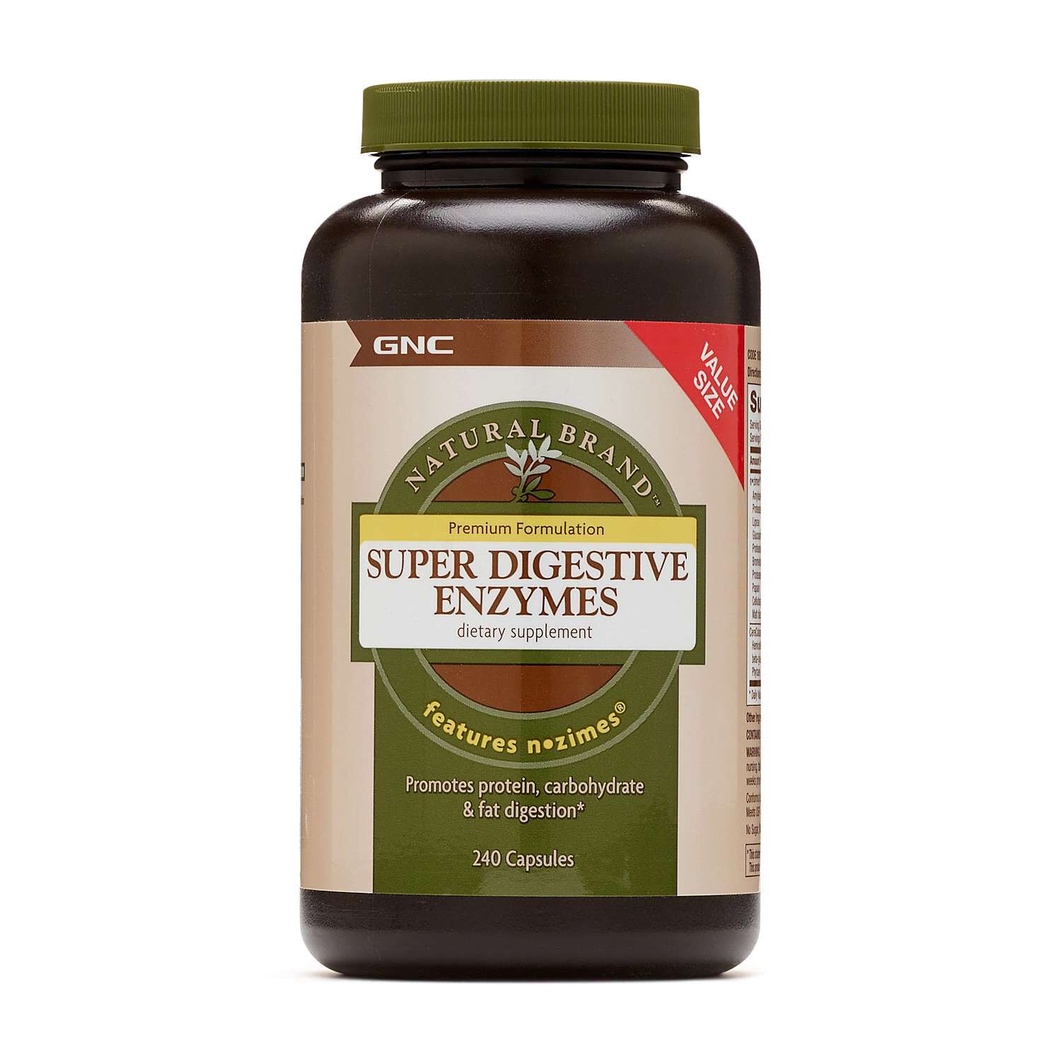 Super Digestive Enzymes - 240 Capsules (120 Servings)  | GNC