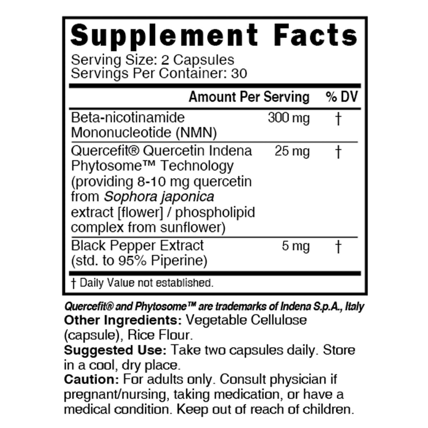 NMN+ 300mg - 60 Capsules (30 Servings)  | GNC