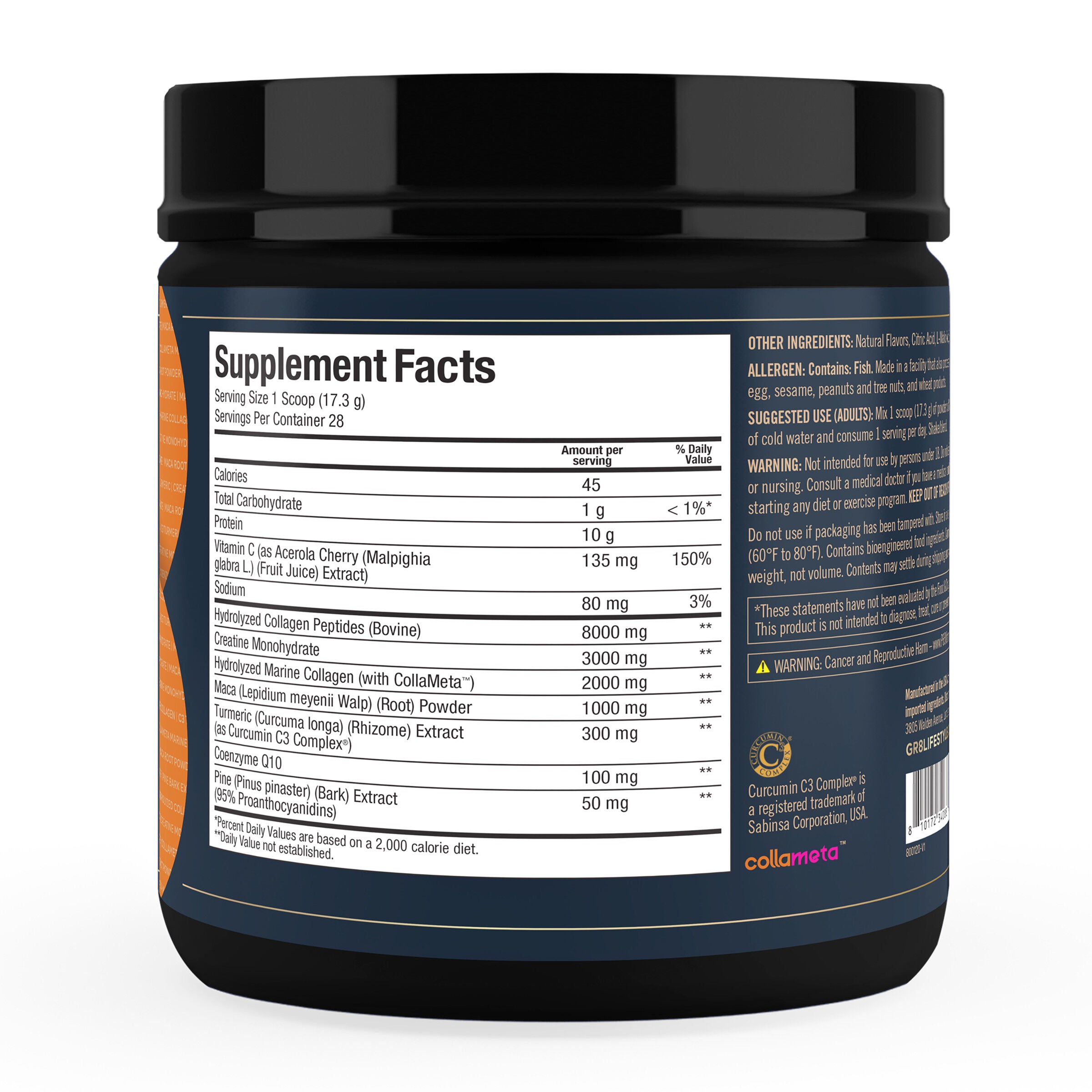 Rejuven8 Collagen + Cellular Health - Passion Peach (28 Servings)