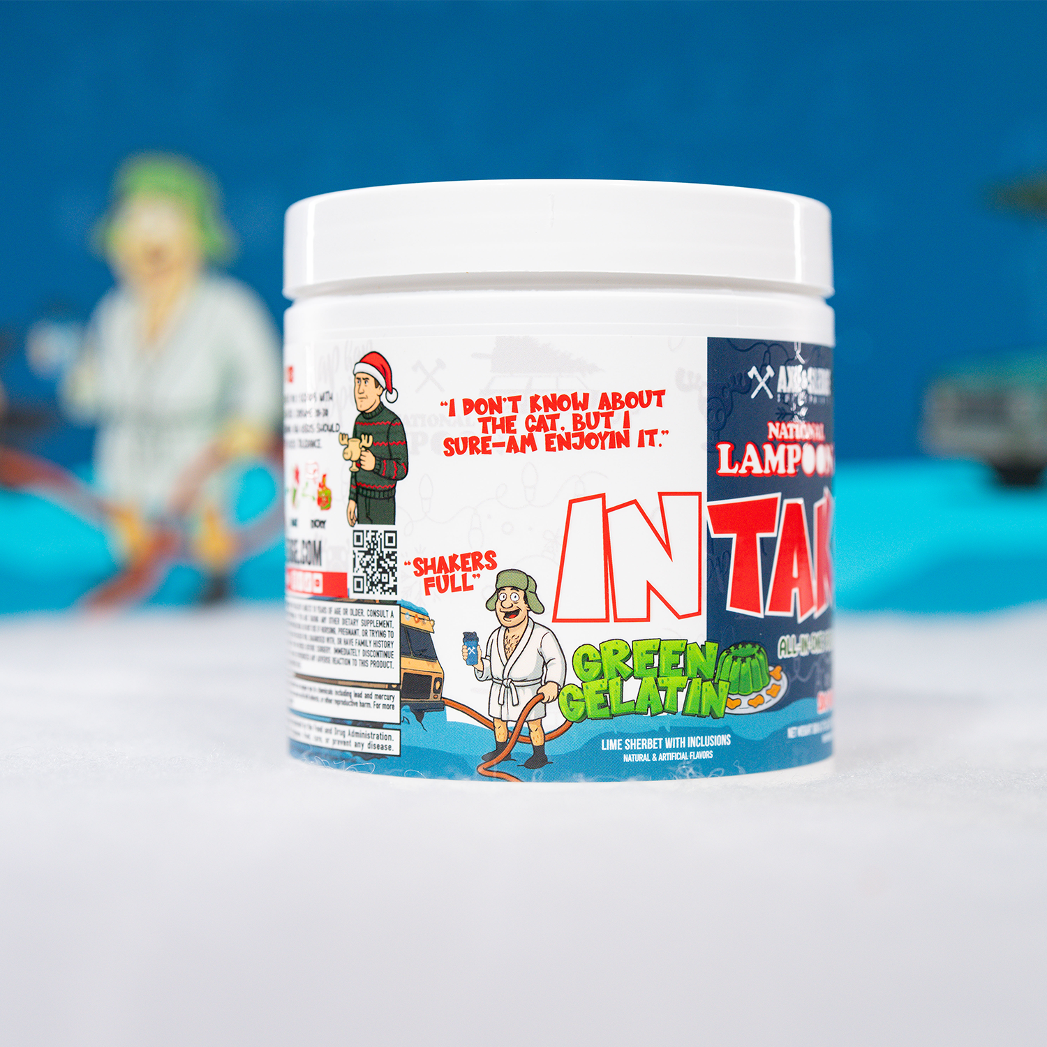 Axe and Sledge Intake Green Gelatin