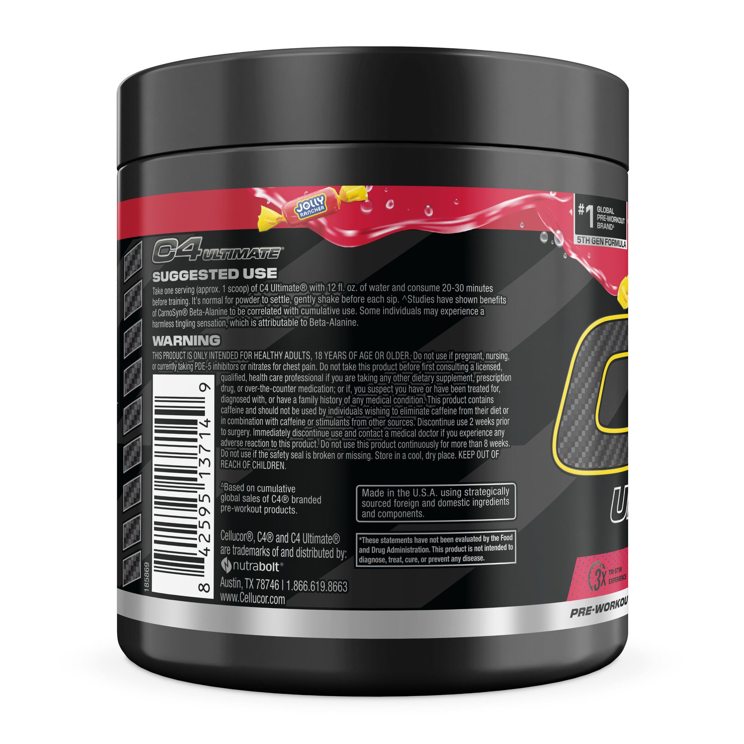 C4 Ultimate Pre-Workout - Cherry Jolly Rancher (20 Servings)
