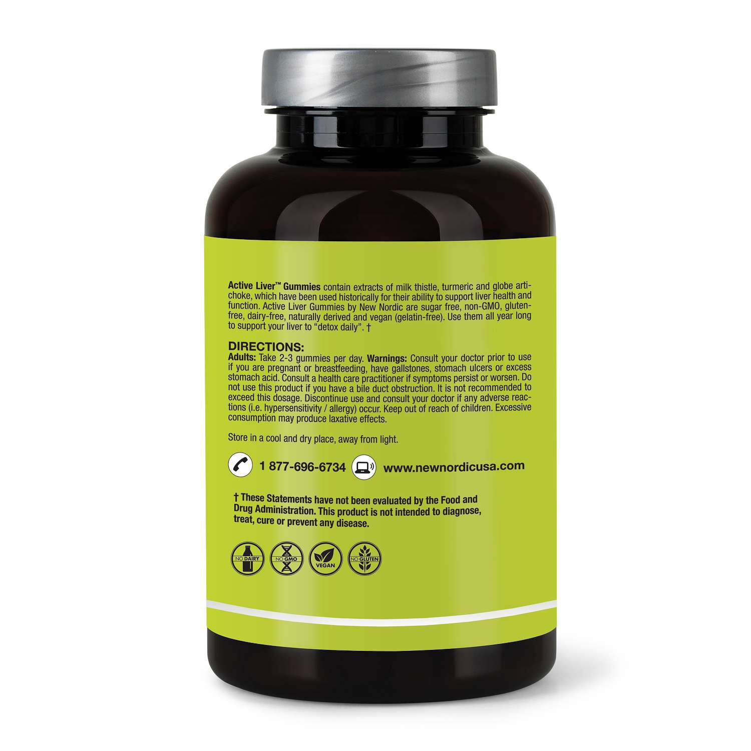 Active Liver&trade; Vegan Gummies - Peach Mango (60 Servings)