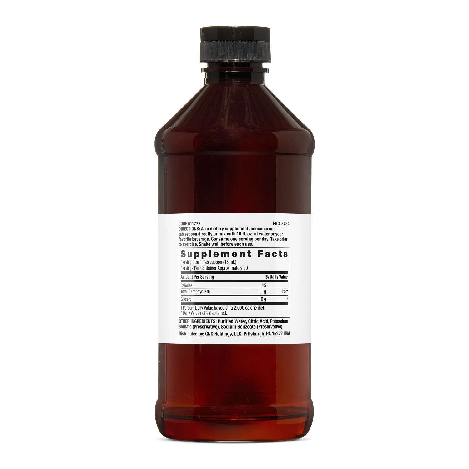 Chemistry Labs&reg; Liquid Glycerol - 15 fl. oz. (30 Servings)  | GNC