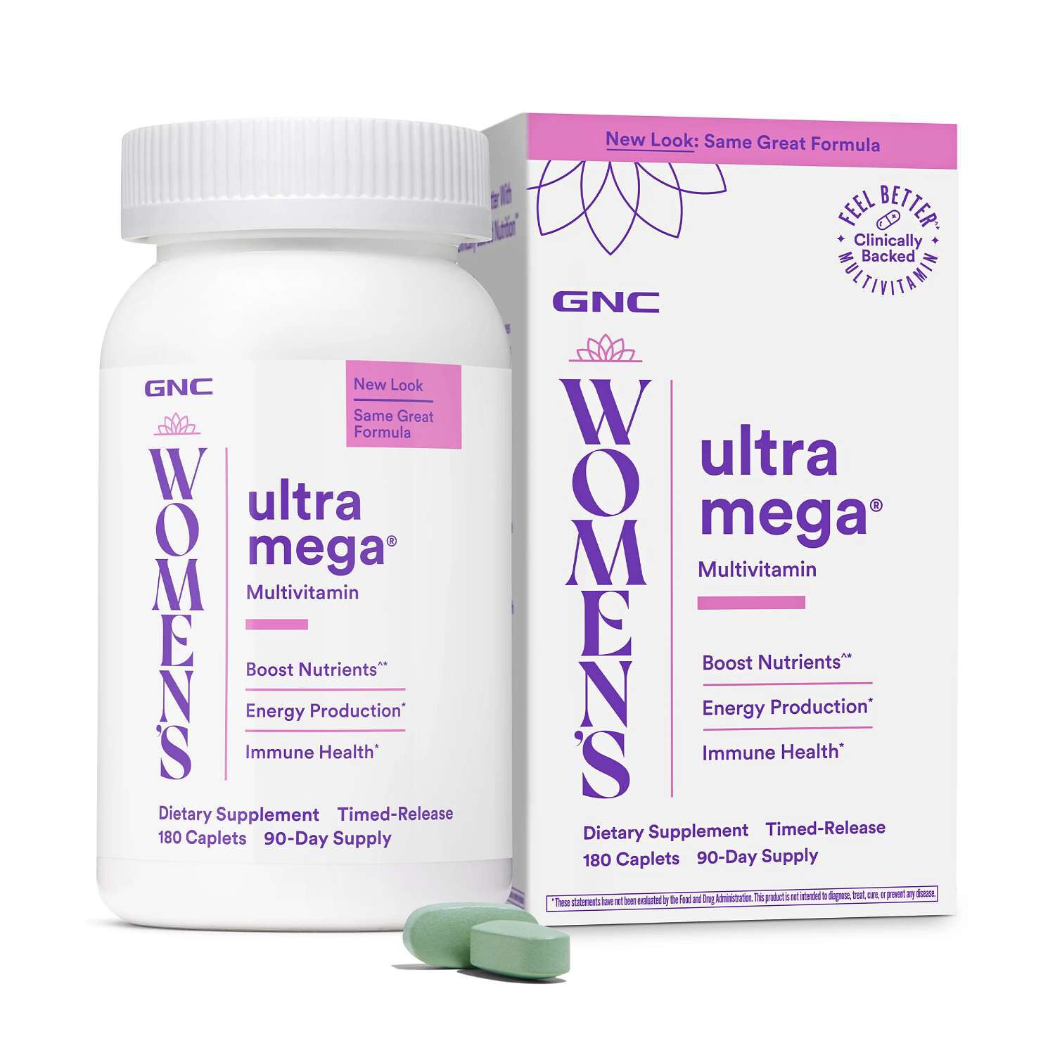 Ultra Mega&reg; Multivitamin - 180 Caplets (90-Day Supply)  | GNC