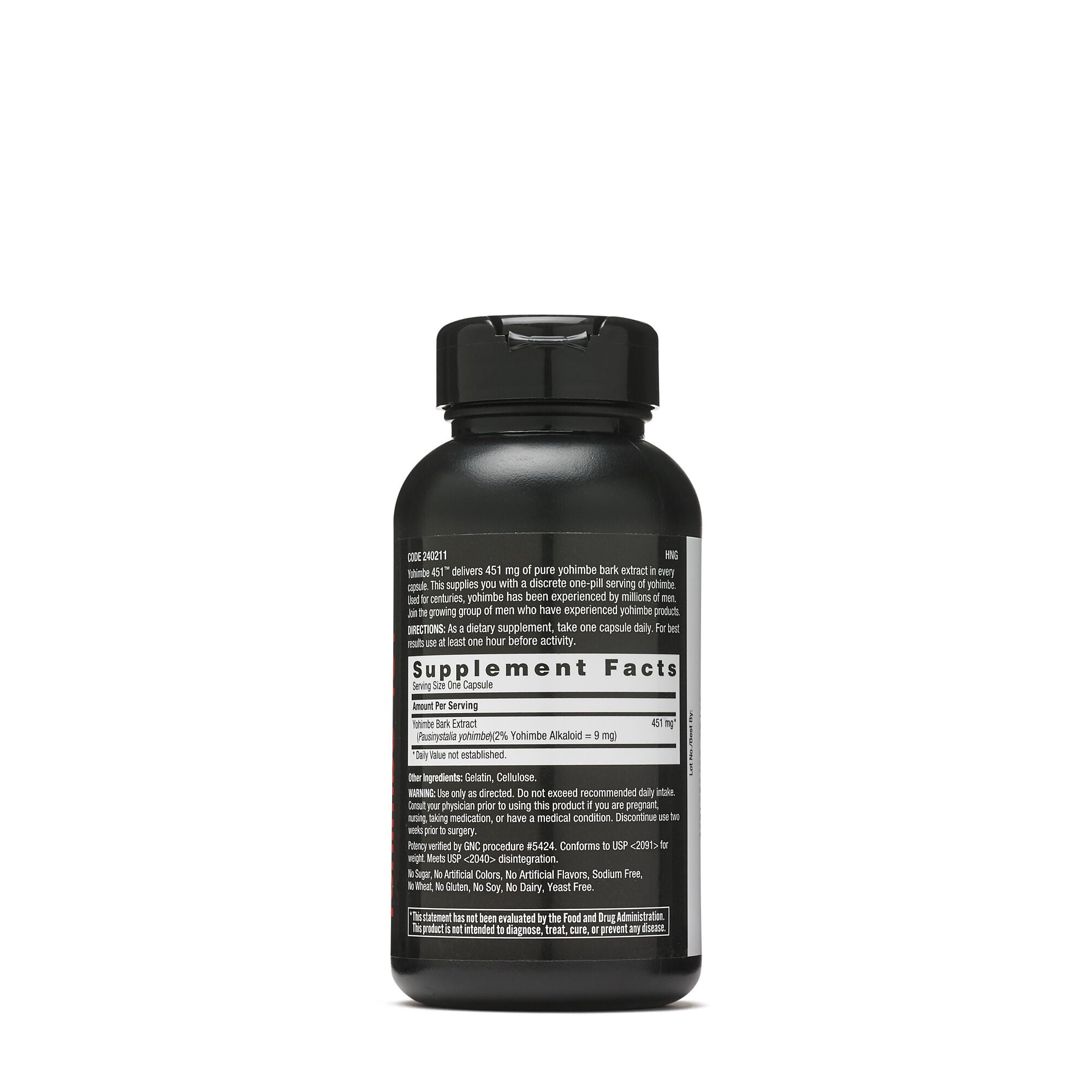 Yohimbe 451&trade; - 60 Capsules (60 Servings)  | GNC