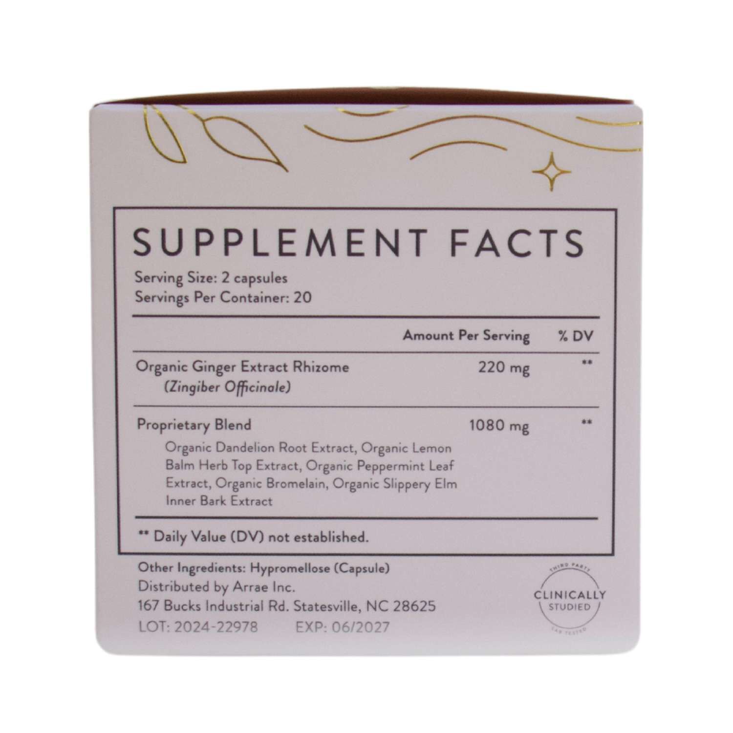 Bloat: Digestive Support - 40 Capsules (20 Servings)