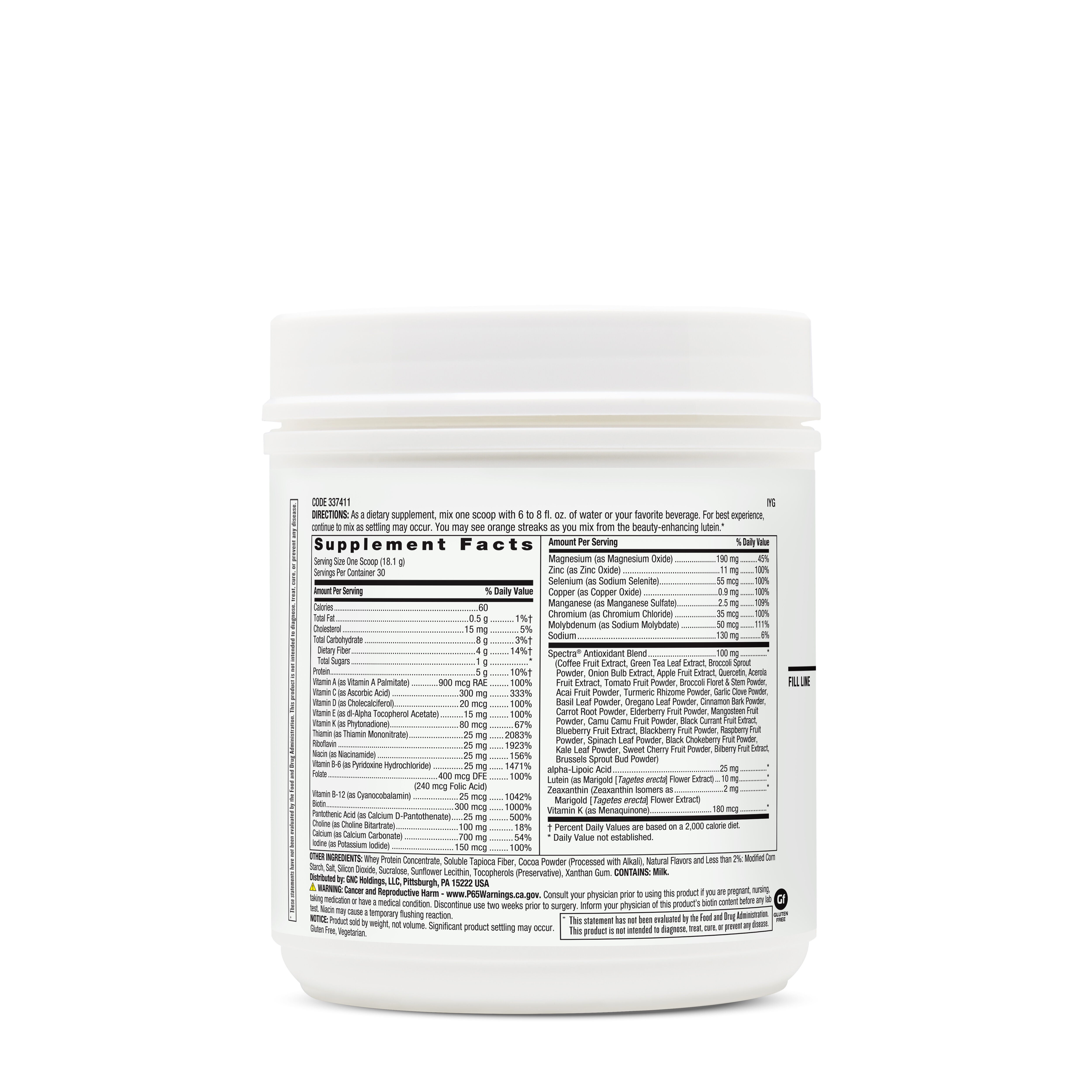 Multi Powder - Chocolate - 19.2 oz. &#40;30 Servings&#41;  | GNC
