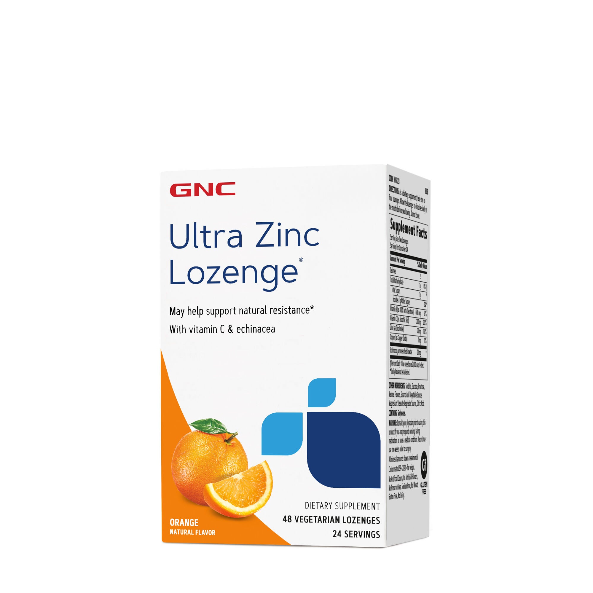 Gnc Ultra Zinc Lozenge Orange Gnc