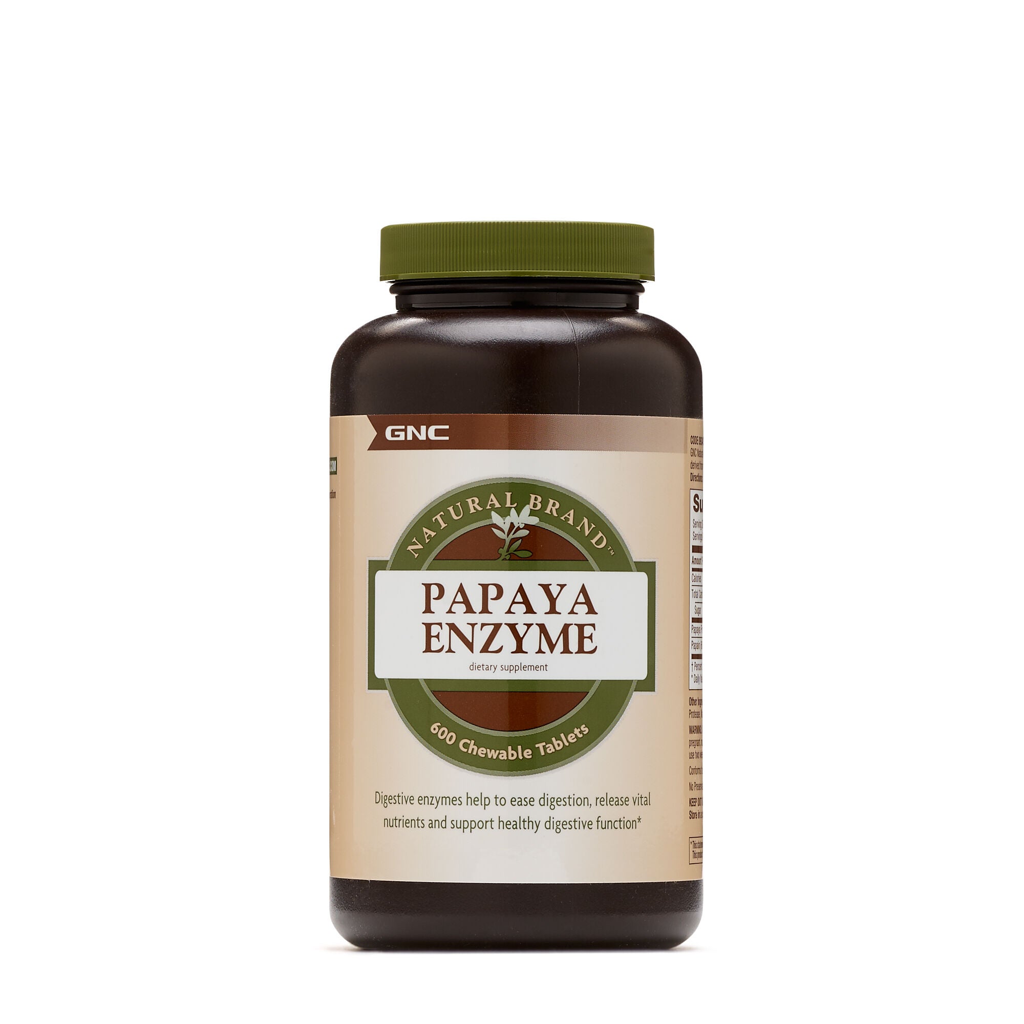 Gnc Natural Brand Papaya Enzyme Gnc