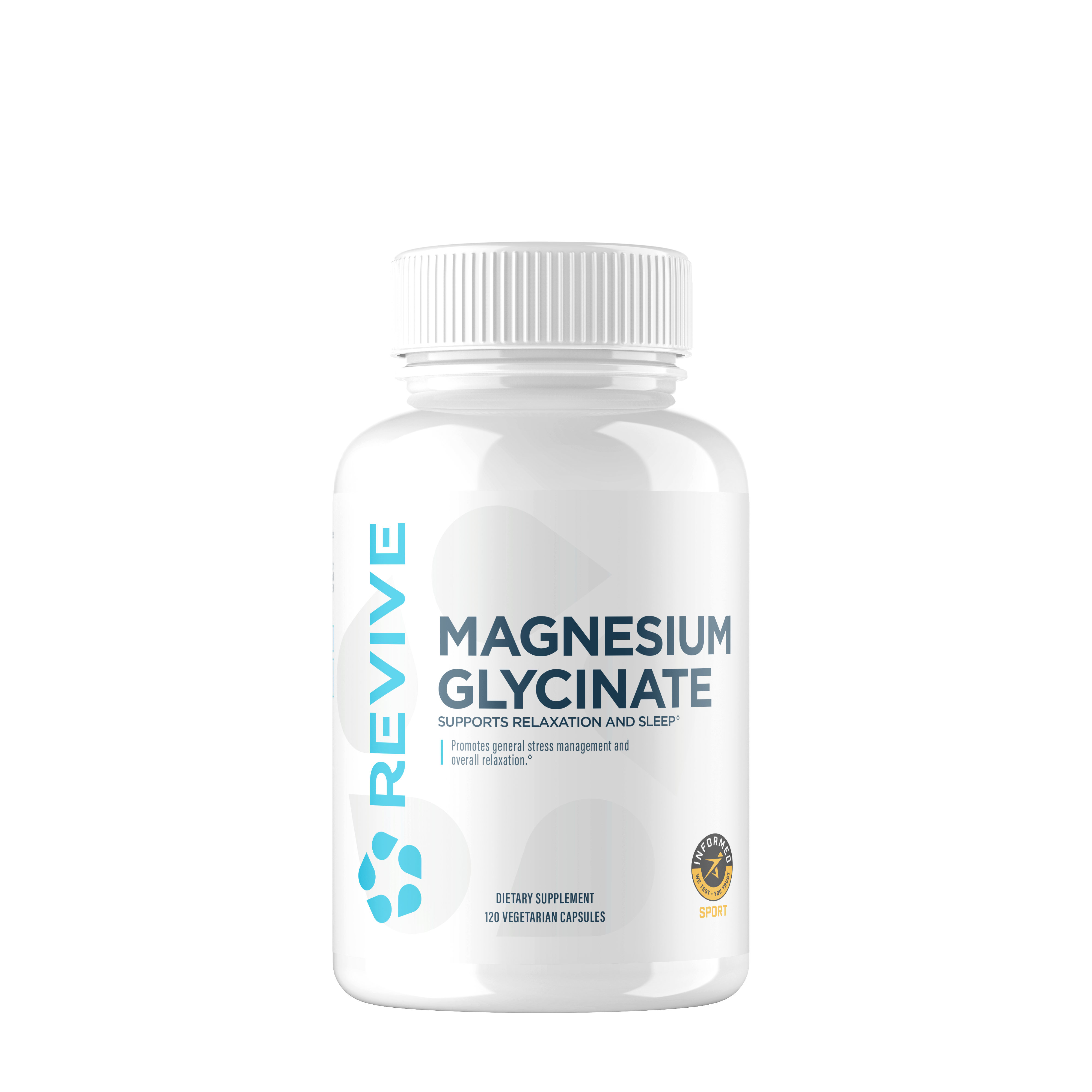 Magnesium Glycinate - 120 Vegetarian Capsules (60 Servings)  | GNC