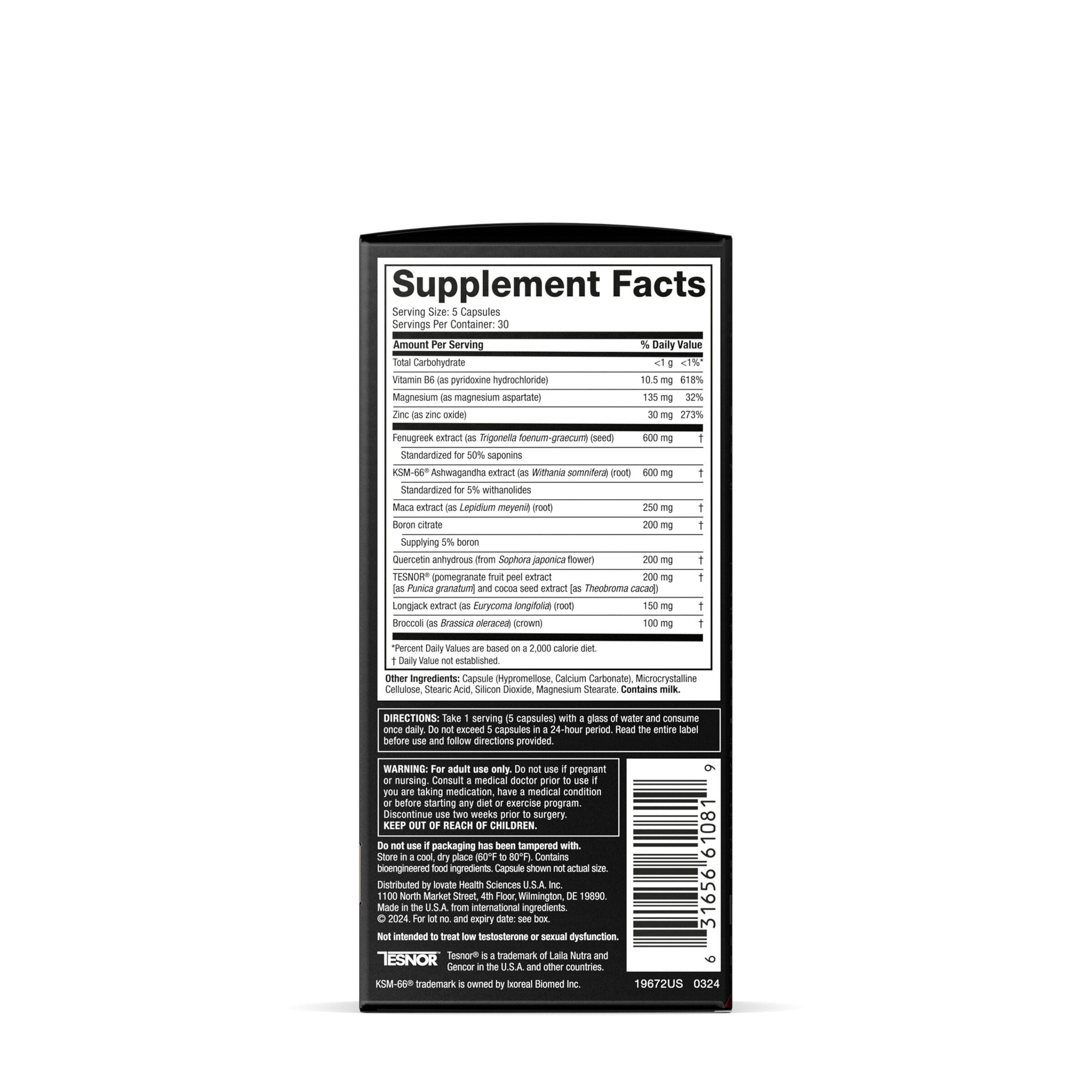 Alpha Test Extreme - 150 Capsules &#40;30 Servings&#41;  | GNC