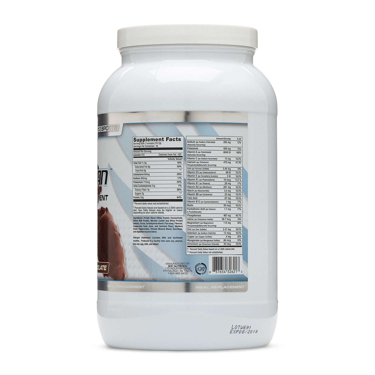 Super-Lean Meal Replacement - Chocolate (16 Servings)
