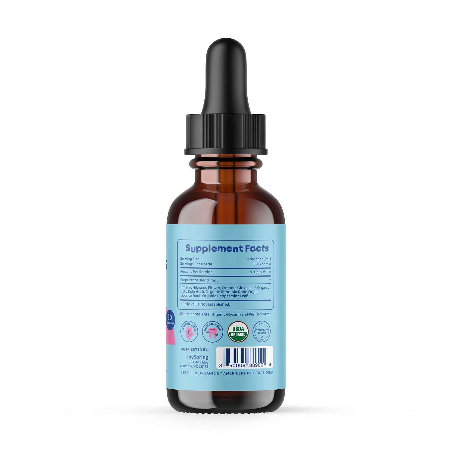 Genius Drops for Kids - Natural Kids Focus Supplement - 30 mL. (30 Servings)