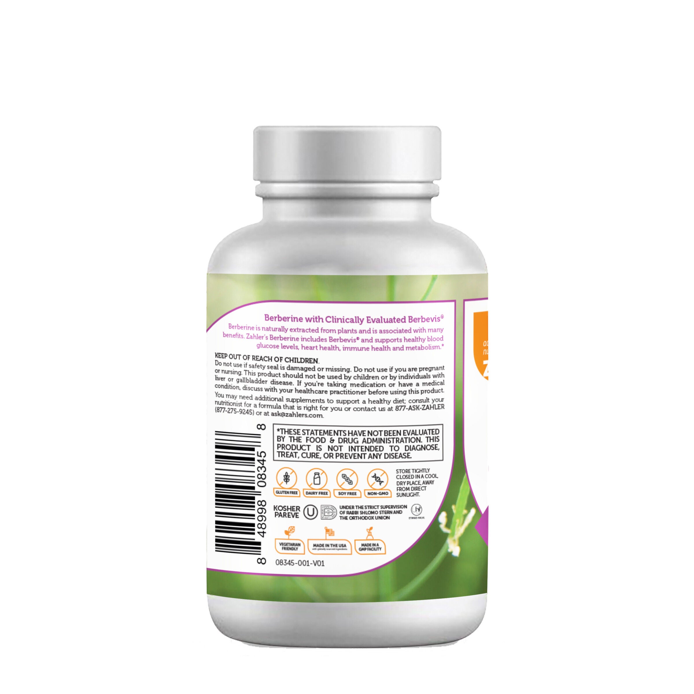 Berberine - 60 Capsules (30 Servings)  | GNC