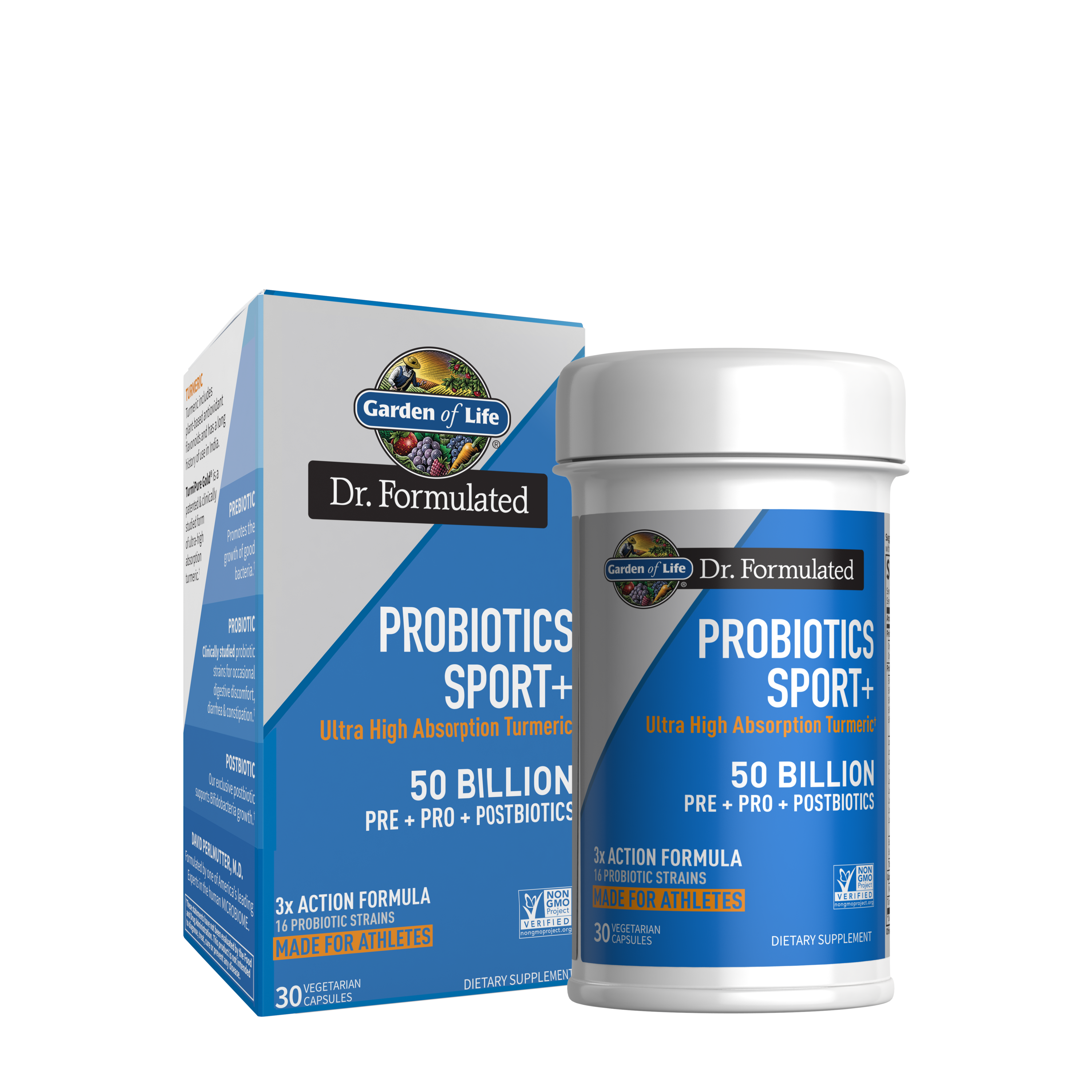 Probiotics Sport Plus Turmeric - 30 Capsules &#40;30 Servings&#41;  | GNC