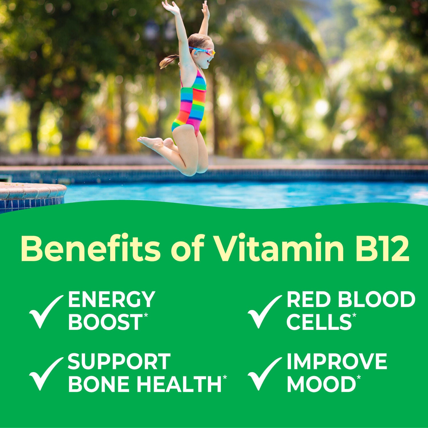 Kids Vitamin B12 650mcg - 60 Jelly Beans (60 Servings)