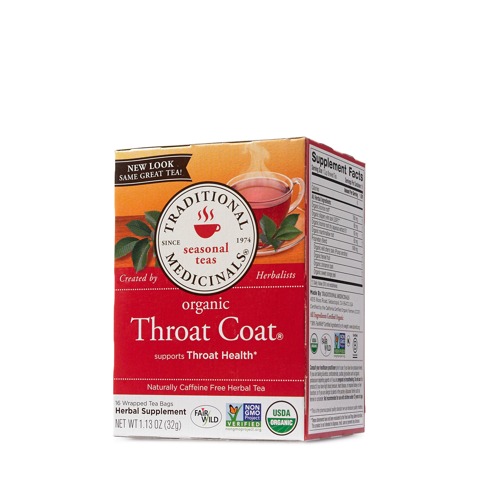 Traditional Medicinals Throat Coat Gnc