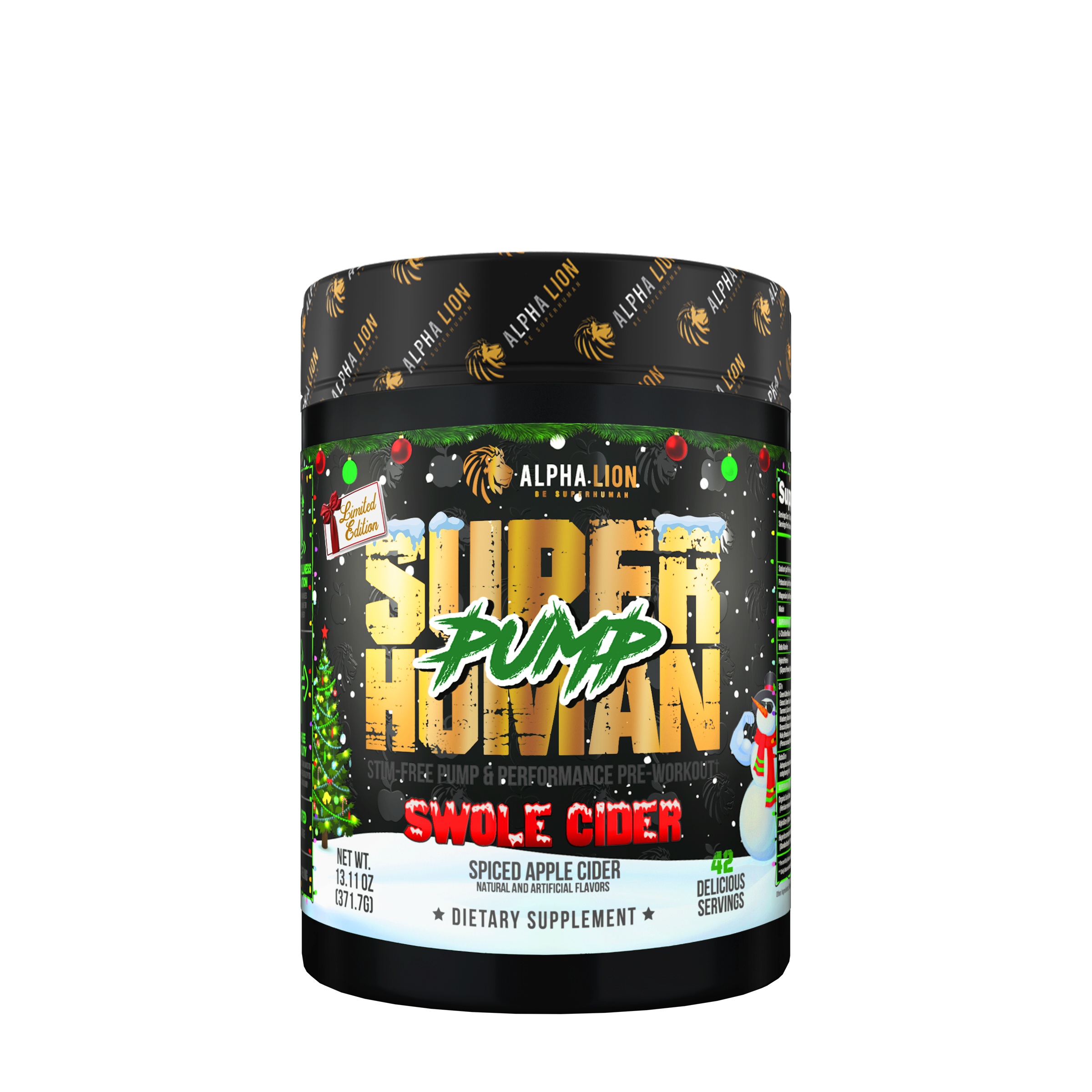 Alpha Lion Super Human Pump StimFree Pump & Performance PreWorkout