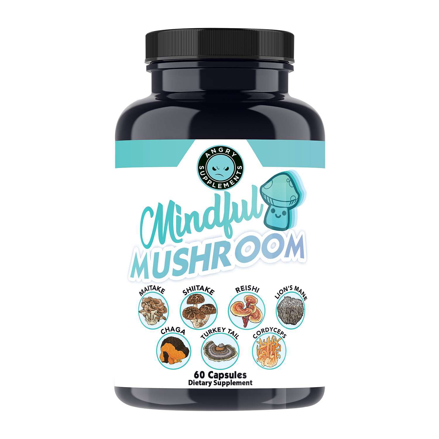Mindful Mushroom - 60 Capsules (30 Servings)  | GNC