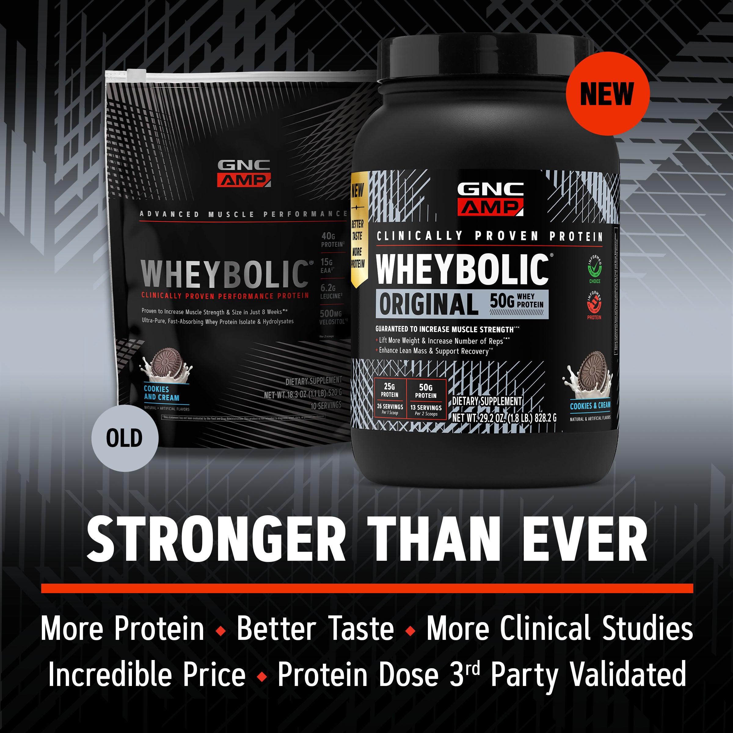 New Wheybolic - Cookies & Cream (26 Servings)