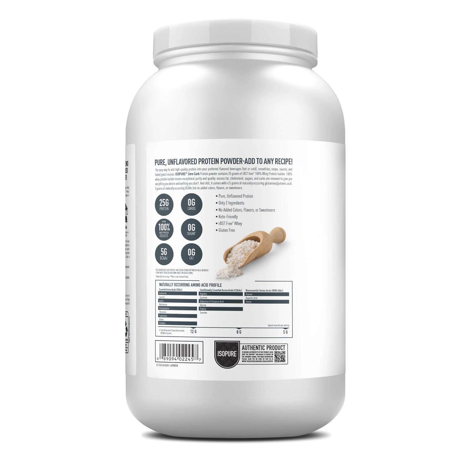 Protein Powder - Unflavored (40 Servings) Unflavored | GNC