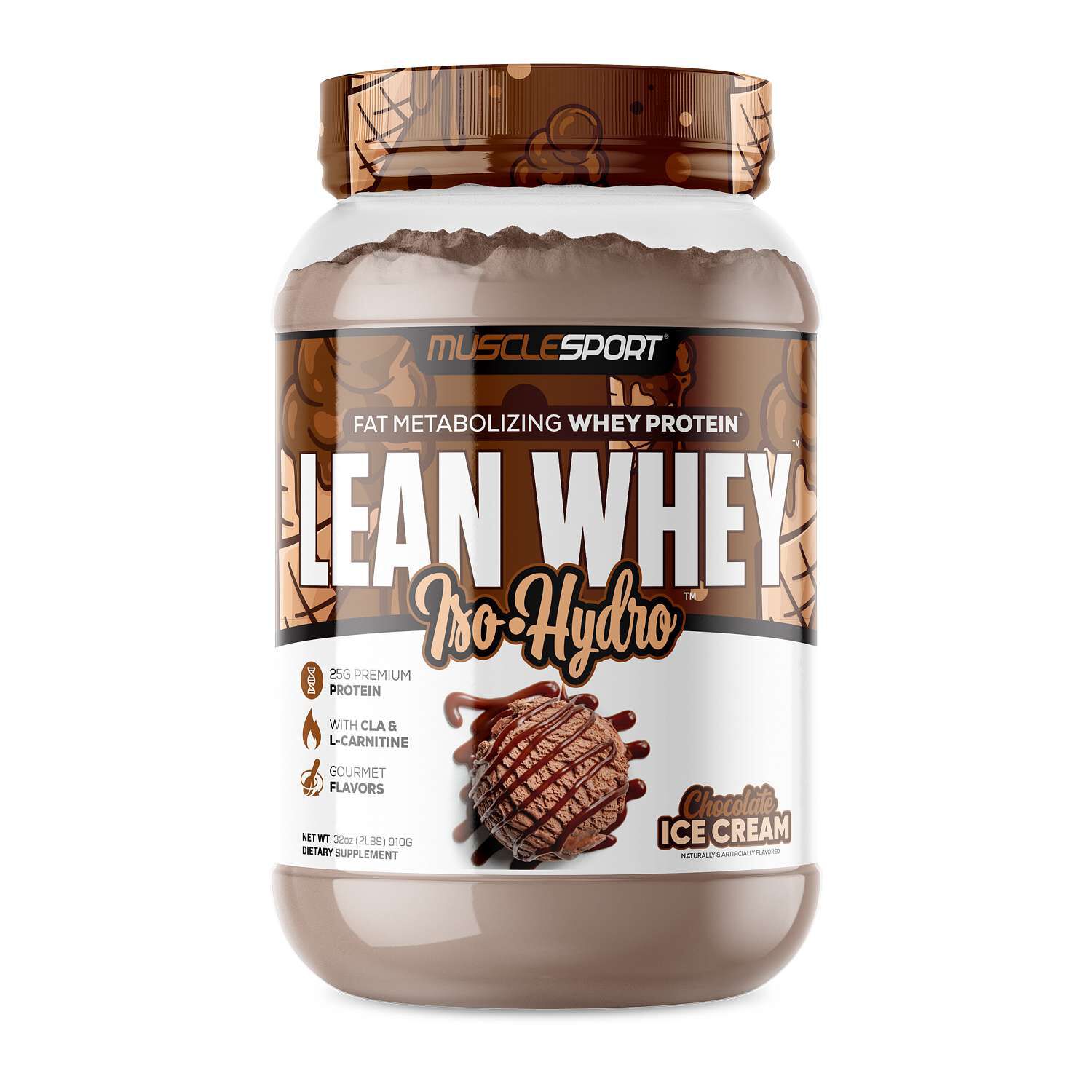 Lean Whey Iso-Hydro Protein - Chocolate Ice Cream (26 Servings)  | GNC
