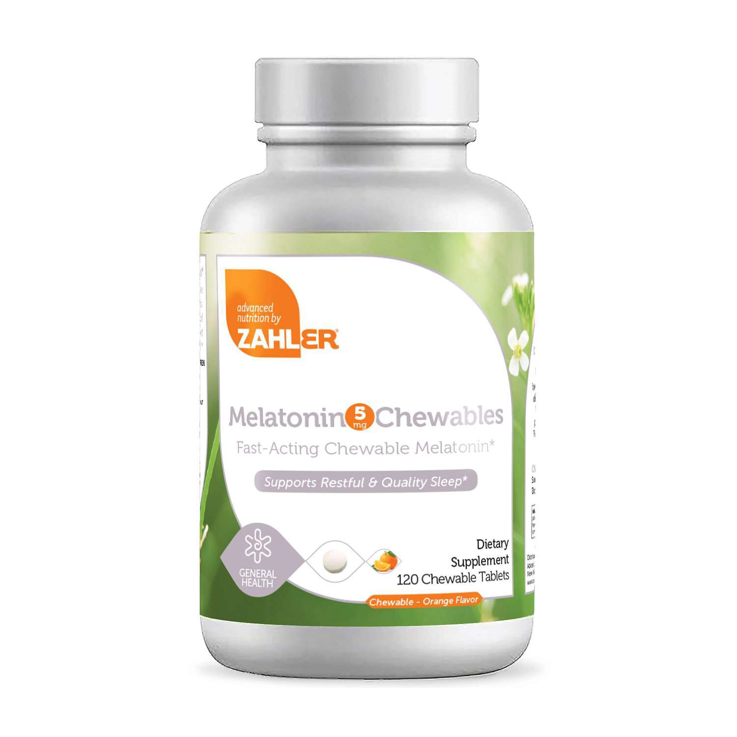 Melatonin 5mg - Orange - 120 Chewable Tablets