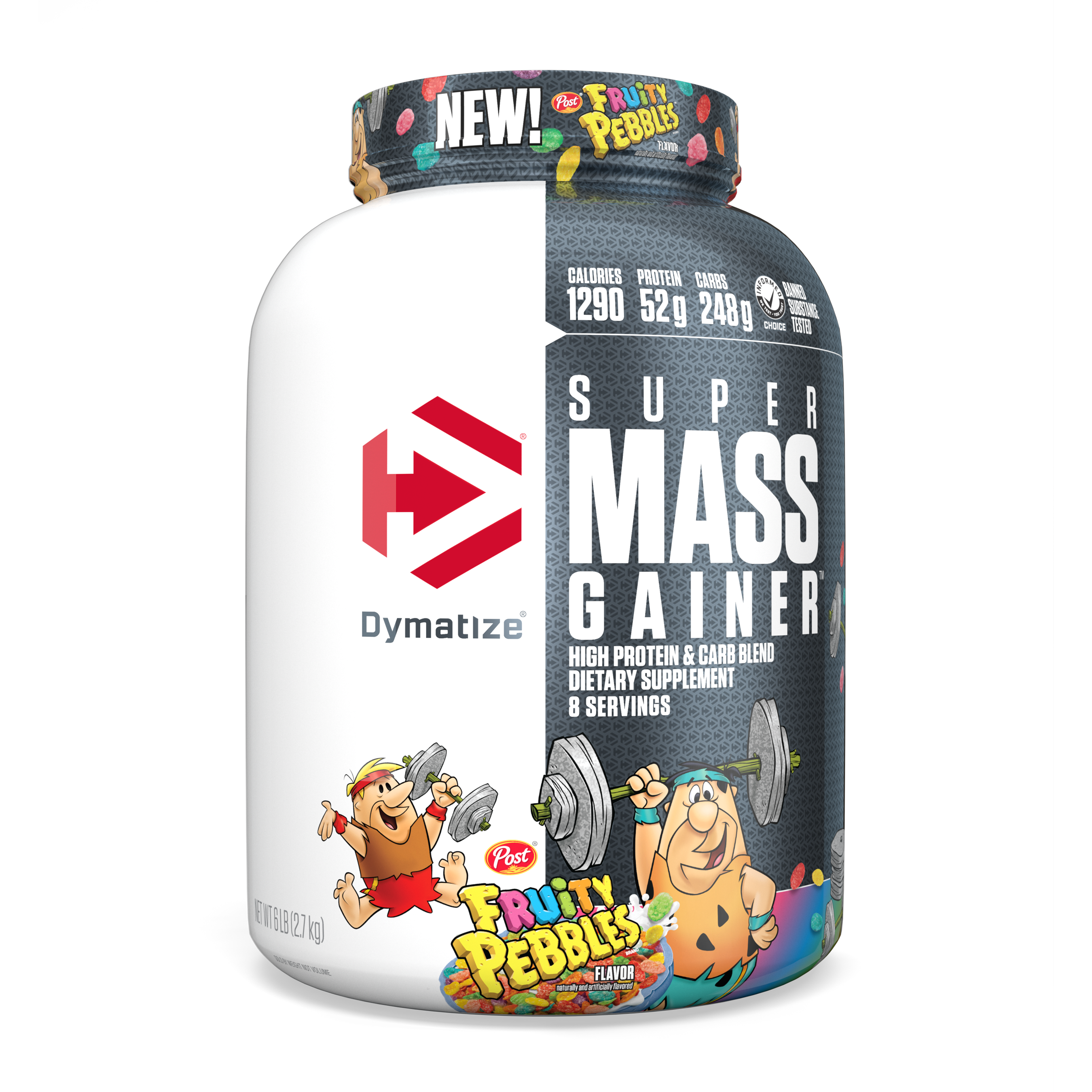 Super Mass Gainer - Fruity Pebbles (8 Servings) Fruity Pebbles | GNC