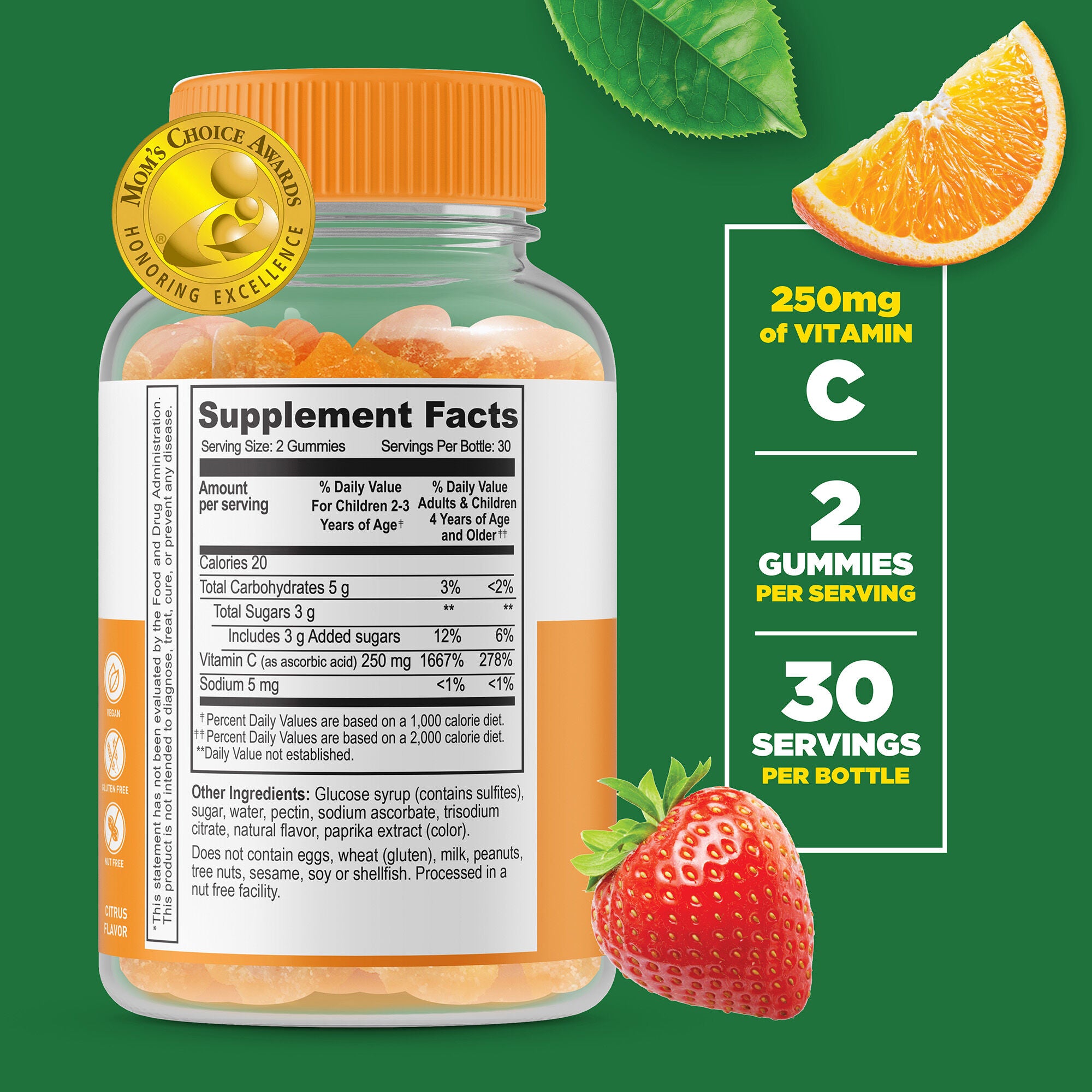 Kids Vitamin C - 60 Gummies (60 Servings)