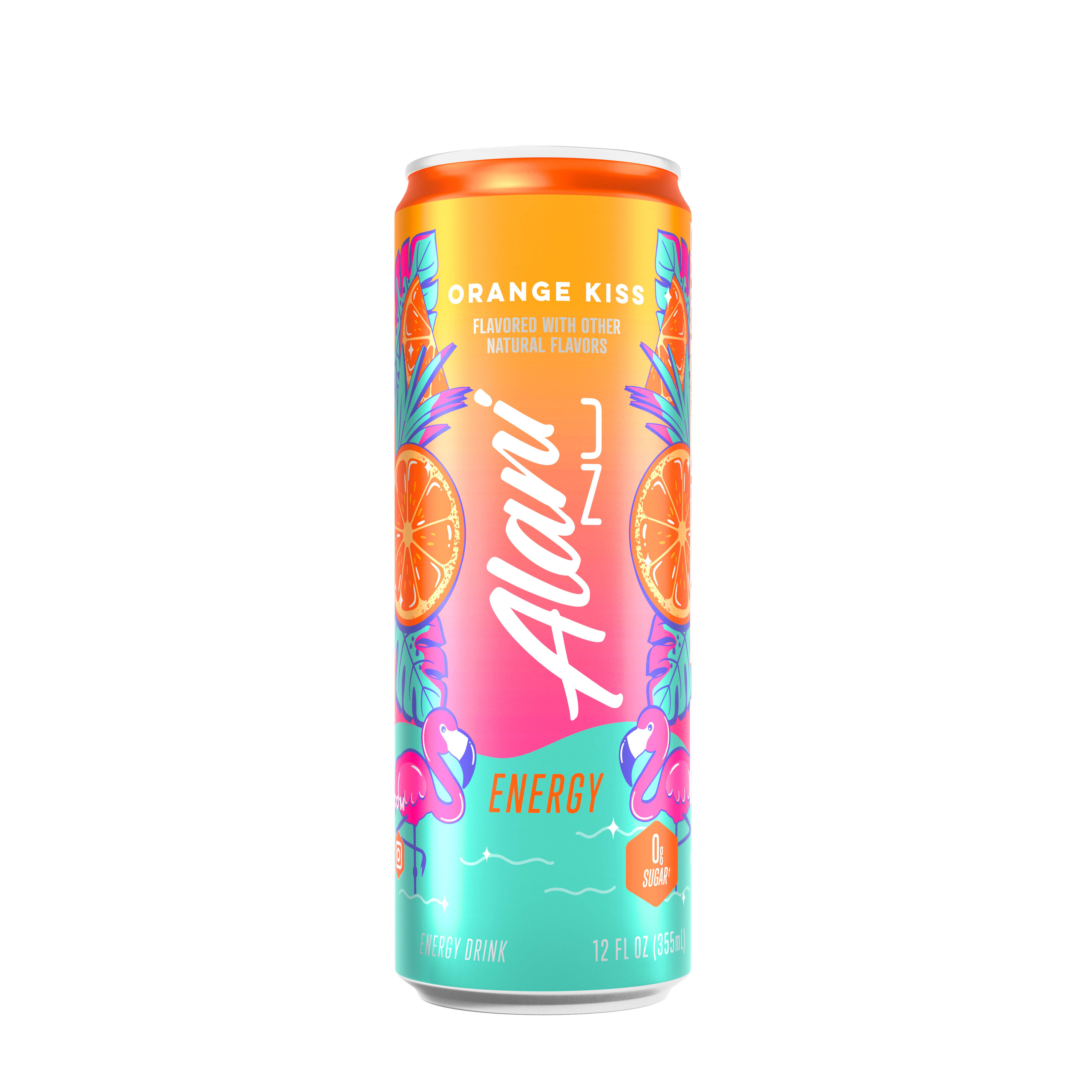 Energy Drink - Orange Kiss - 12oz. (12 Cans)