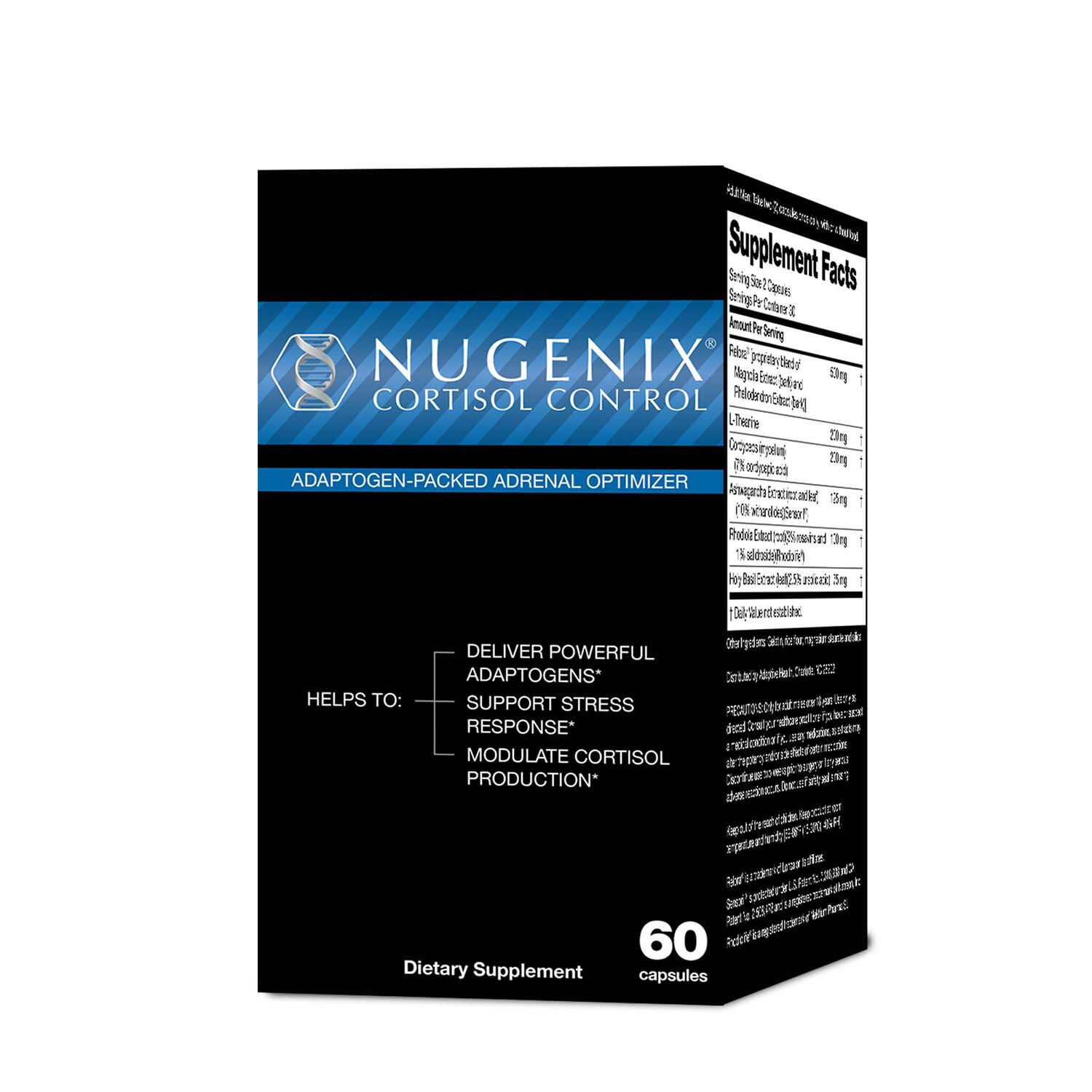 Nugenix cortisol control box