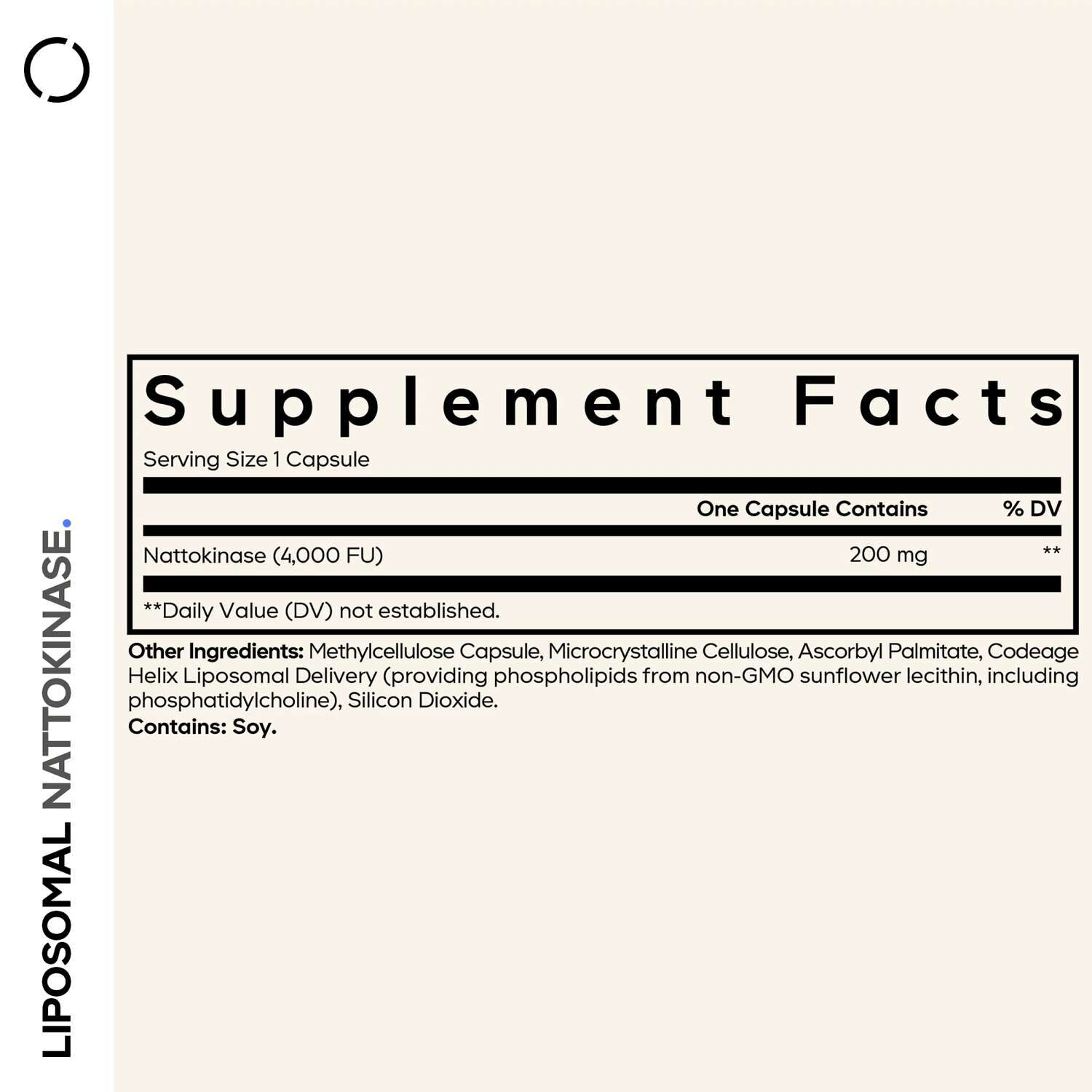 Liposomal Nattokinase - 90 Vegetable Capsules (90 Servings)  | GNC