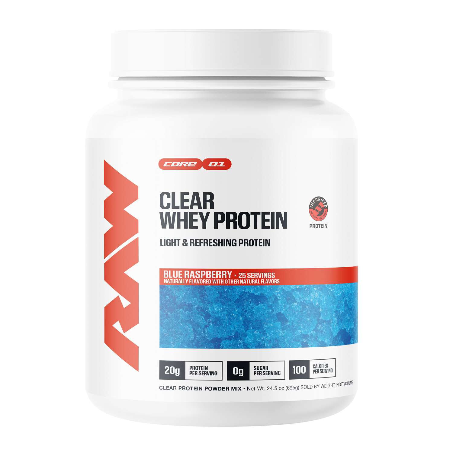 Clear Whey Protein - Fruit Punch (25 Servings)