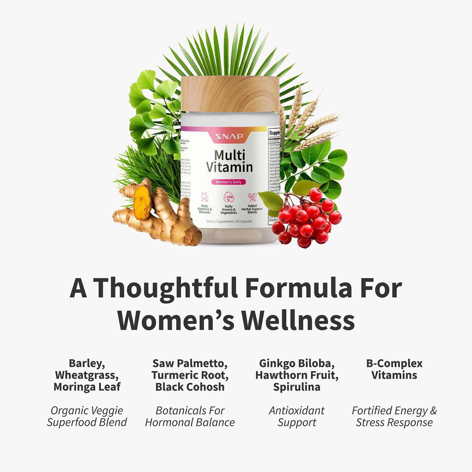 Daily Women's Multi - 60 Capsules (30 Servings)  | GNC