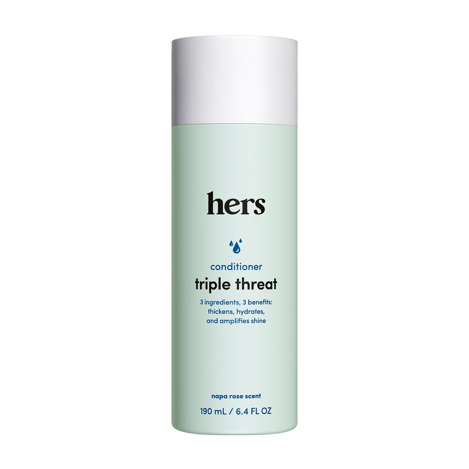 hers Triple Threat Conditioner Vegan - 6.4 Oz. (1 Bottle)
