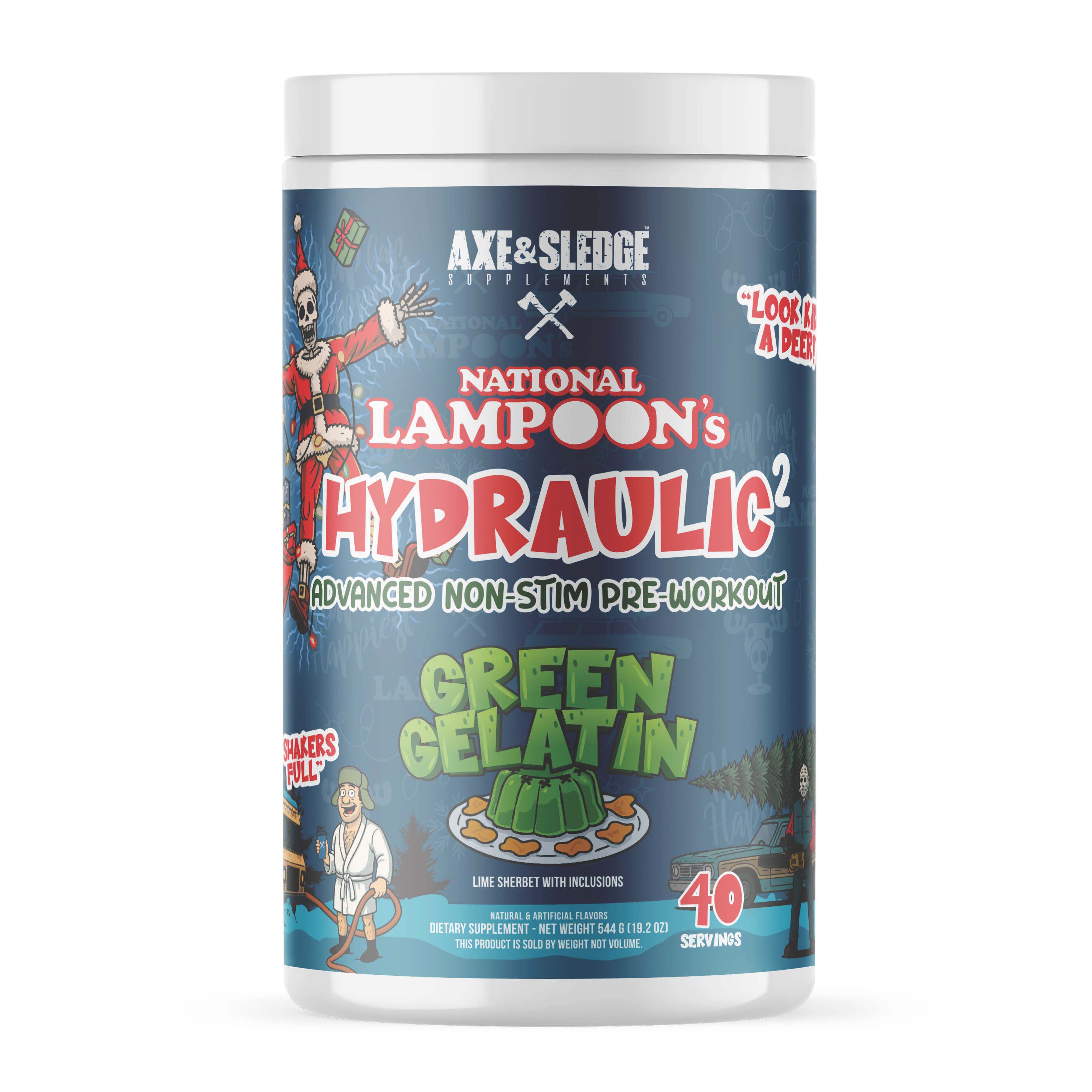 Hydraulic V2 Advanced Non-Stim Pre-Workout - Green Gelatin (40 Servings) | GNC