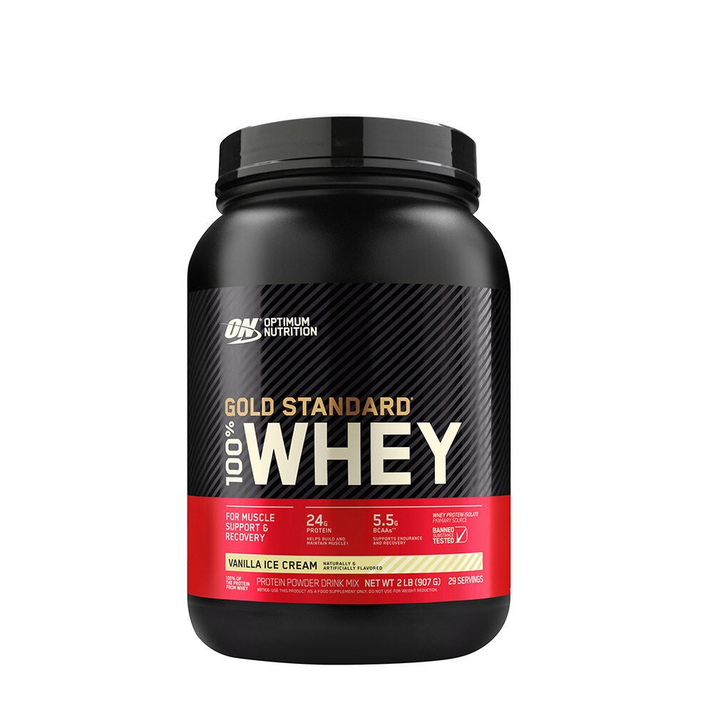 Optimum Nutrition Whey Protein Vanilla Ice Cream Gnc
