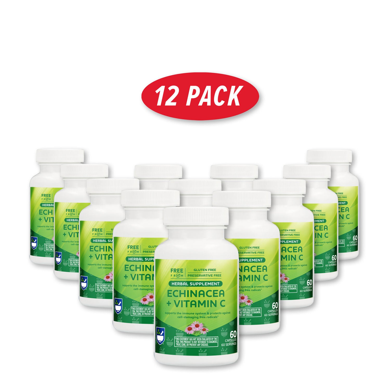 Echinacea + Vitamin C 12 Pack GNC