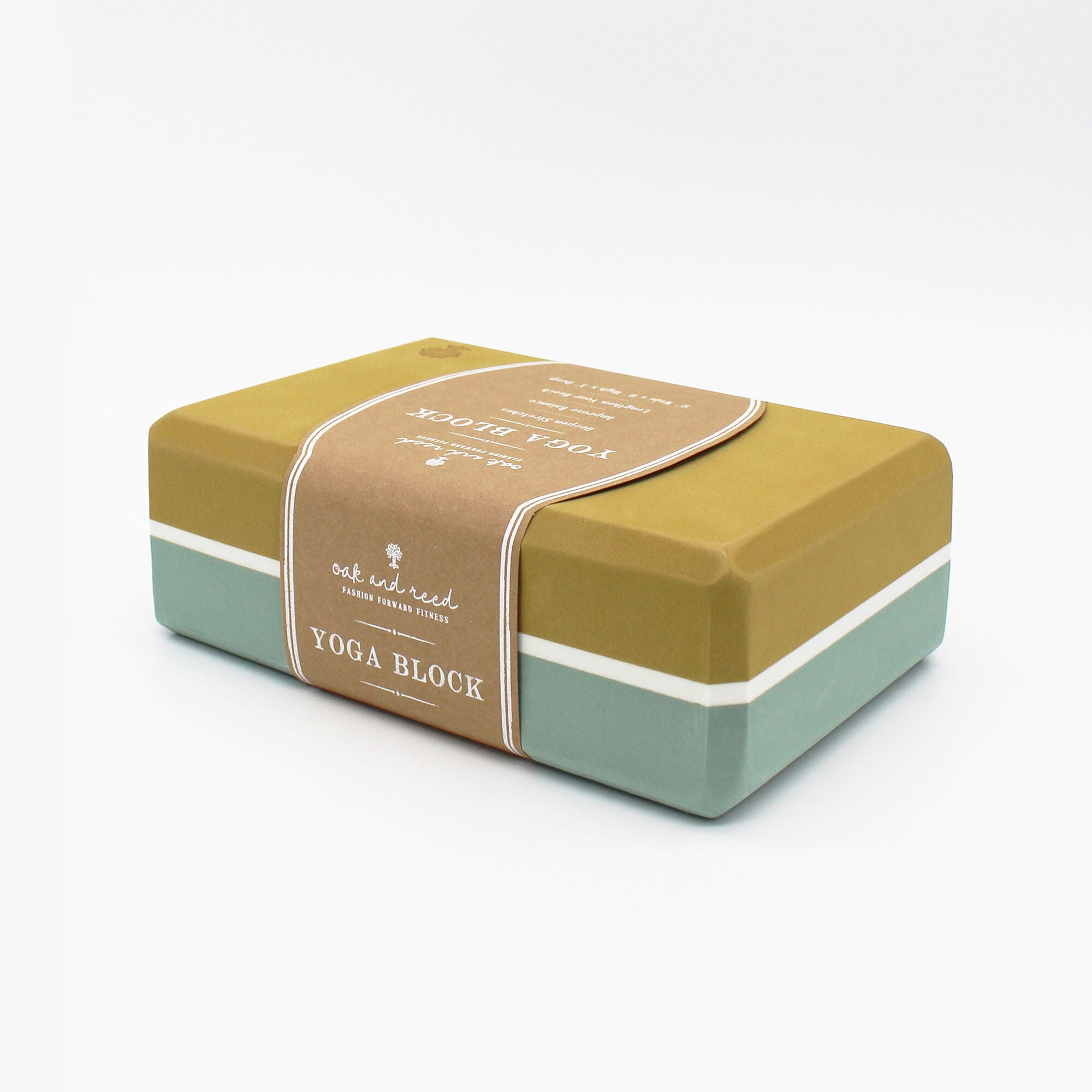 Oak and online reed yoga block