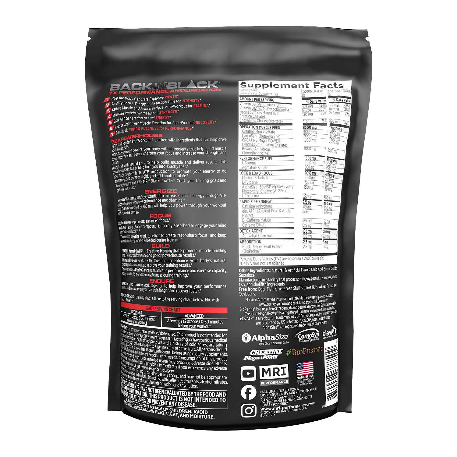 Black Powder Pre-Workout - Cherry Bomb (30 Servings) Cherry Bomb | GNC