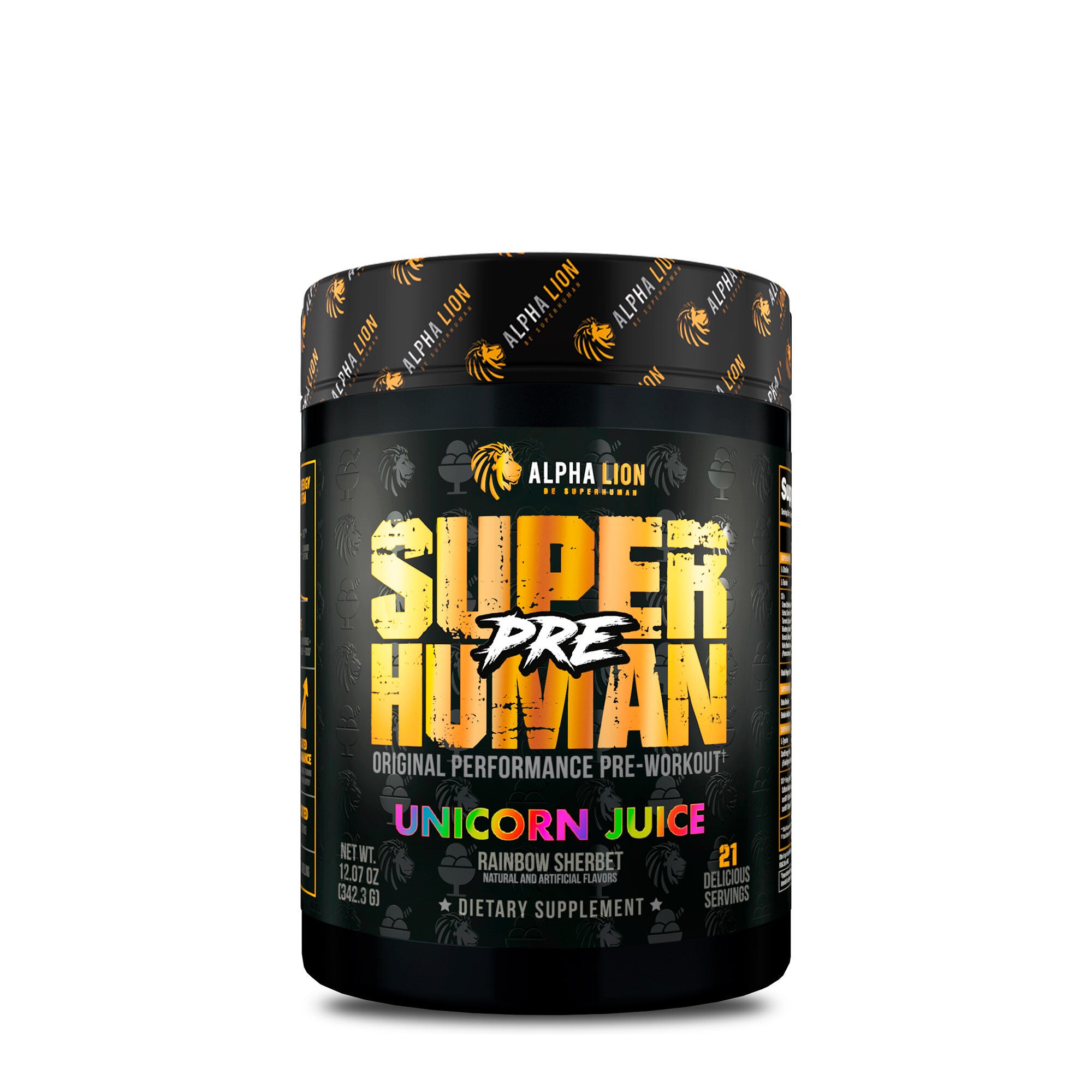 Superhuman Pre-Workout - Rainbow Sherbet(42 Servings) Rainbow Sherbet | GNC