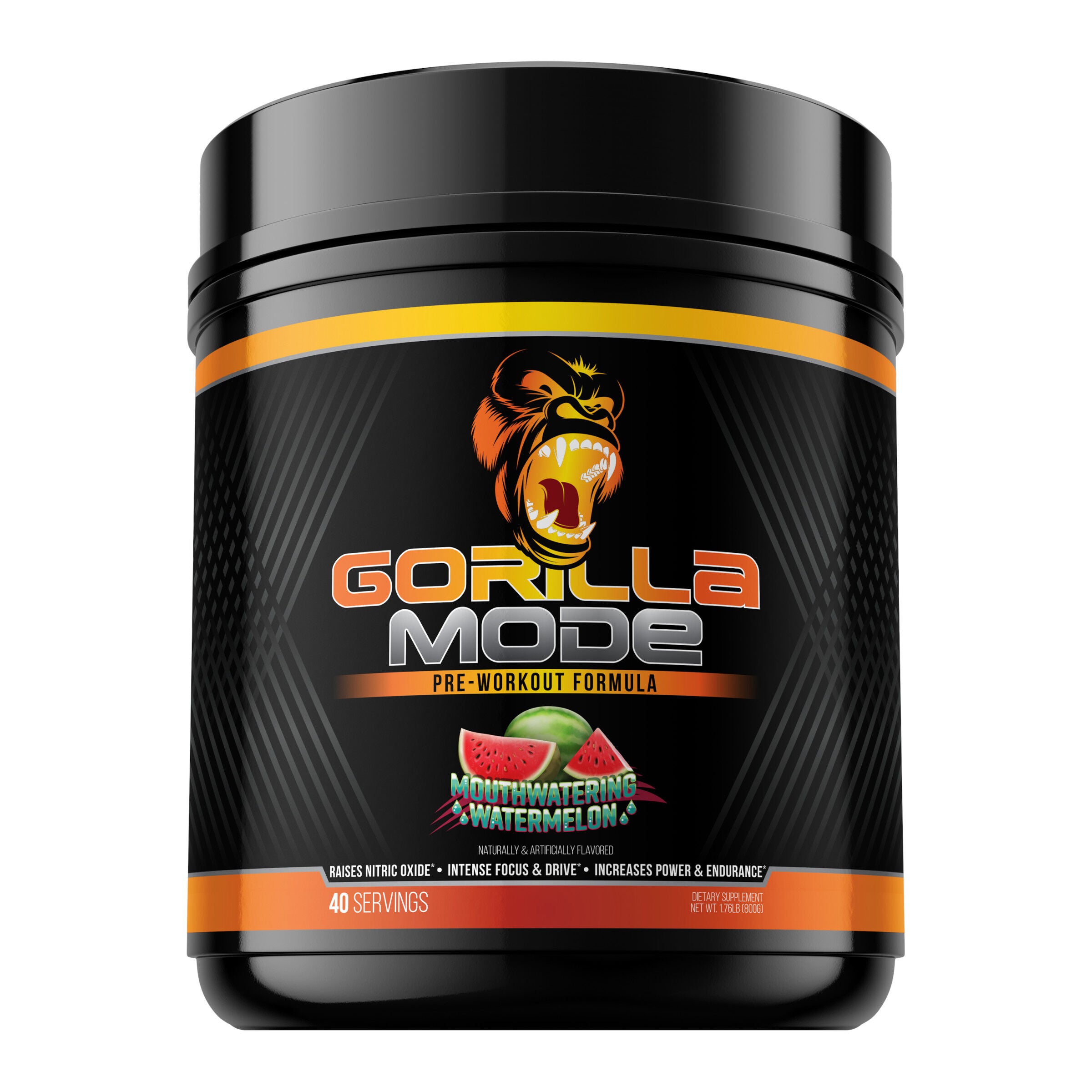 Gorilla Mode Pre-Workout - Mouthwatering Watermelon (40 Servings)  | GNC