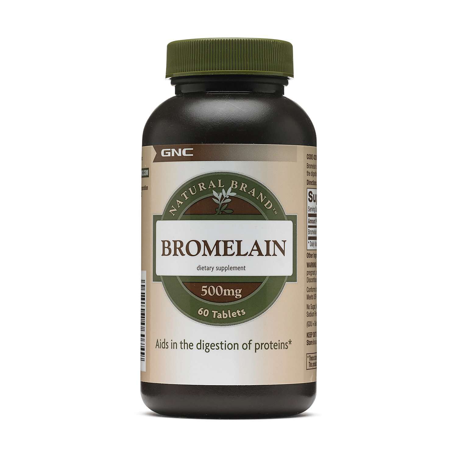 Bromelain 500mg - 60 Tablets (60 Servings)  | GNC