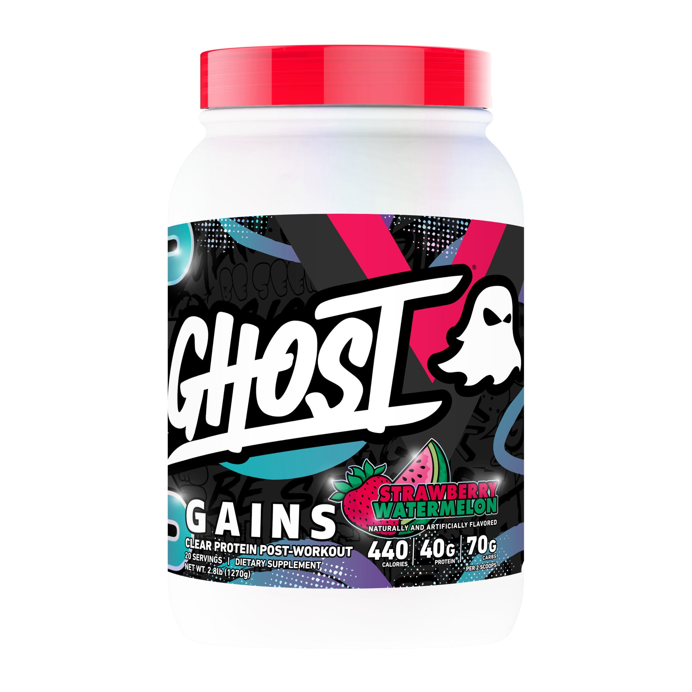 Gains Clear Protein - Strawberry Watermelon (20 Servings) Strawberry Watermelon | GNC