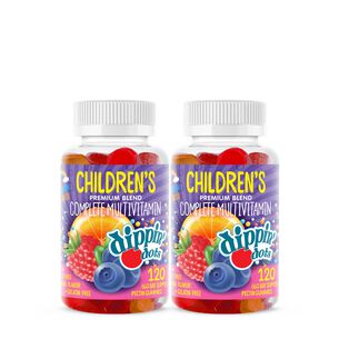 Children&#39;s Multivitamin Gummies - Dippin&#39; Dots&reg; Rainbow  -Twin Pack &#40;60 Servings Each&#41;  | GNC