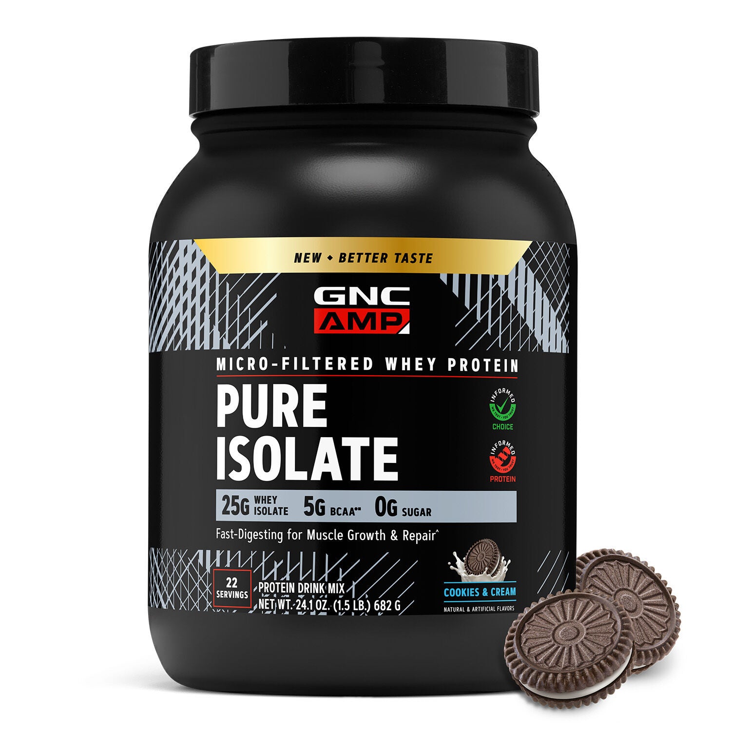 Pure Isolate - Cookies & Cream (22 Servings) Cookies & Cream | GNC