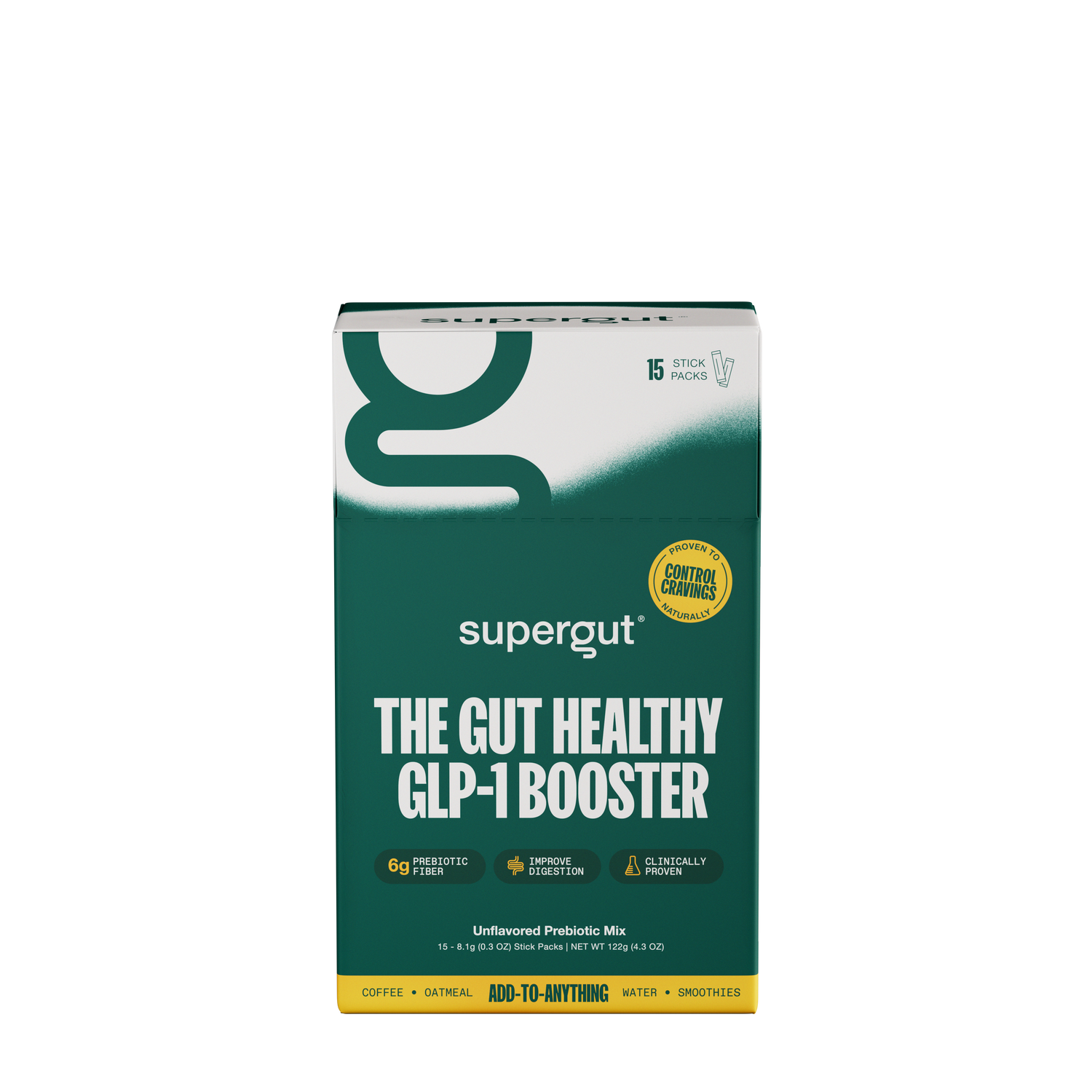 Supergut the Gut Healthly Glp-1 Booster - Unflavored - 0.3 Oz. (15 Servings)