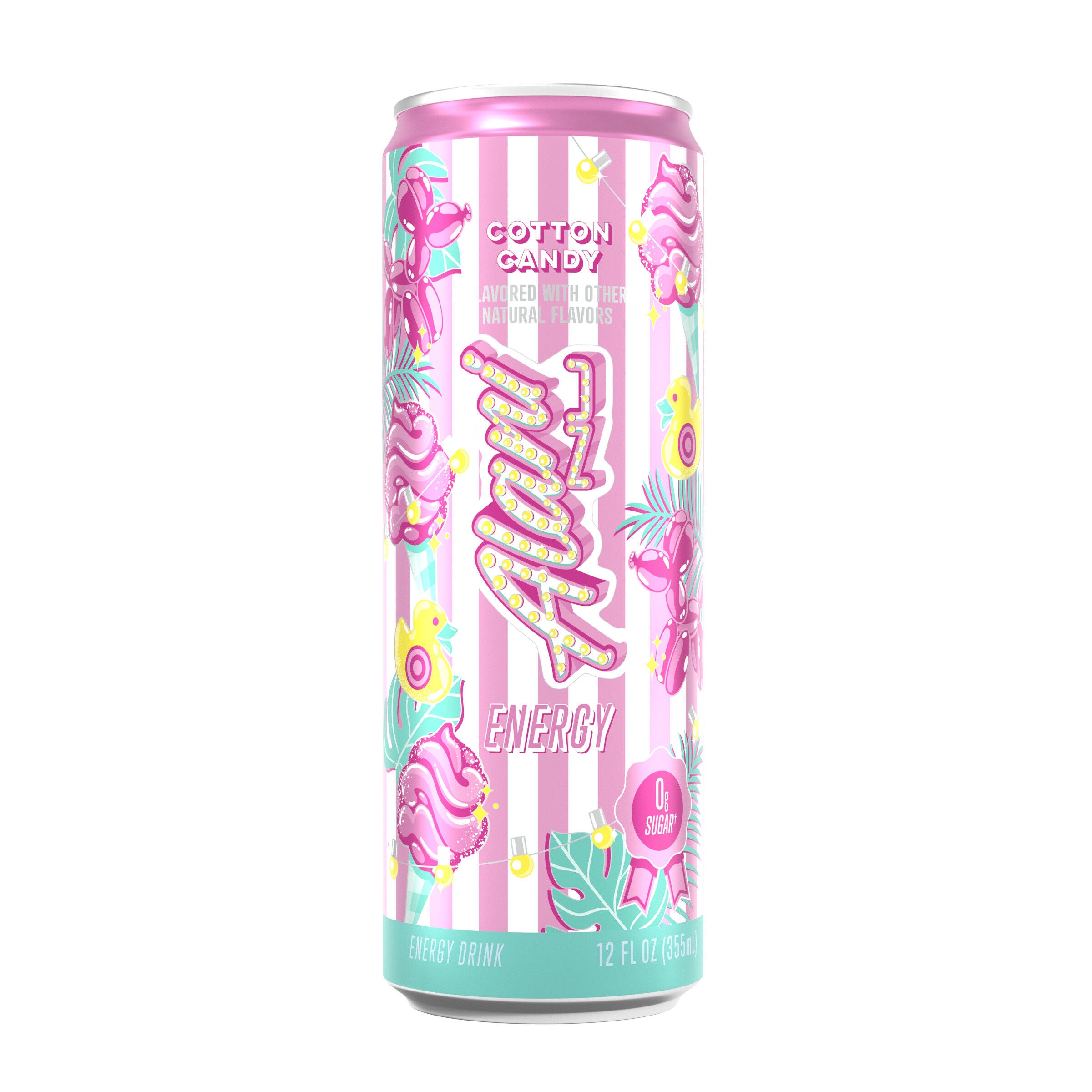 Energy Drink - Cotton Candy - 12oz. (12 Cans)