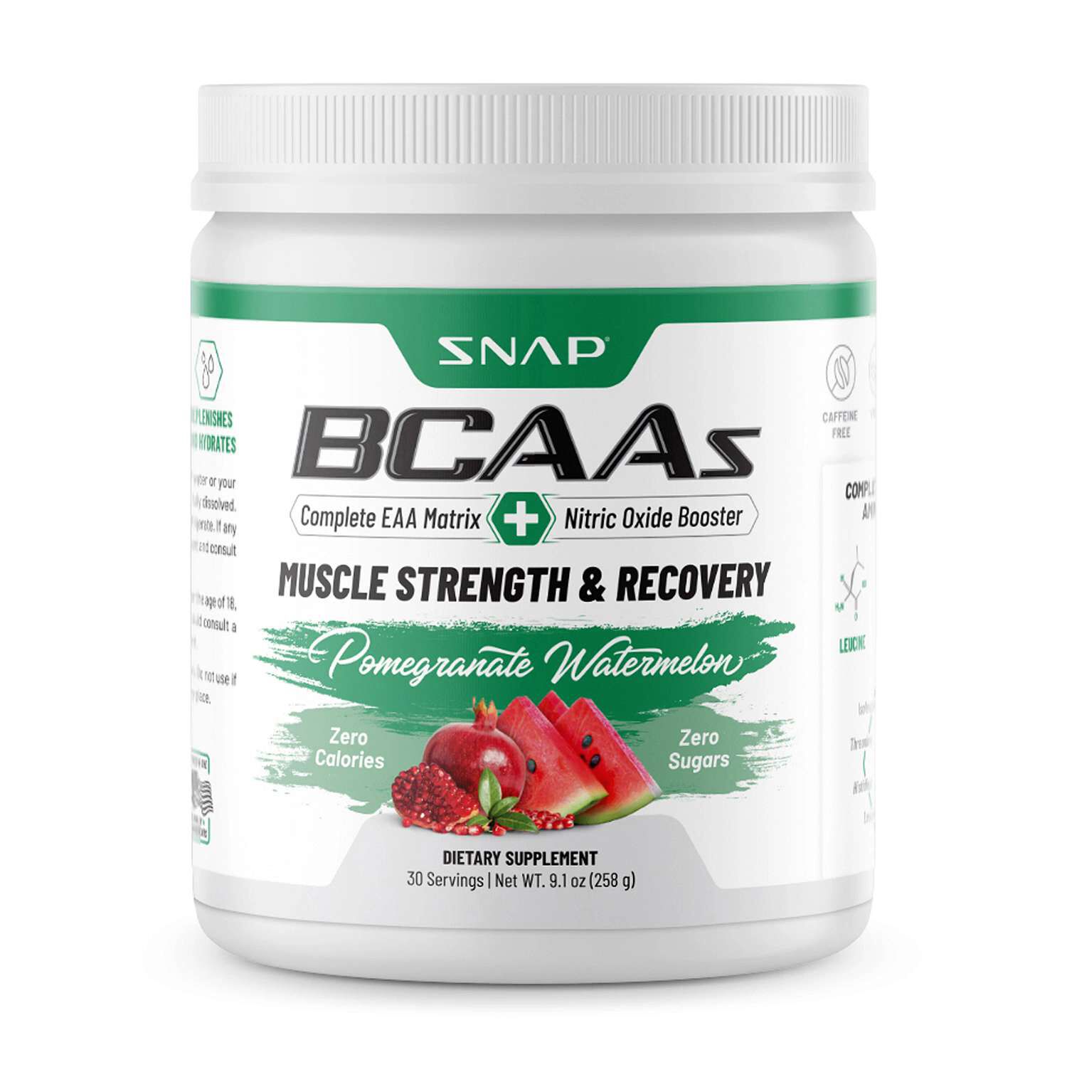 BCAA Powder - Pomegranate Watermelon (30 Servings) | GNC