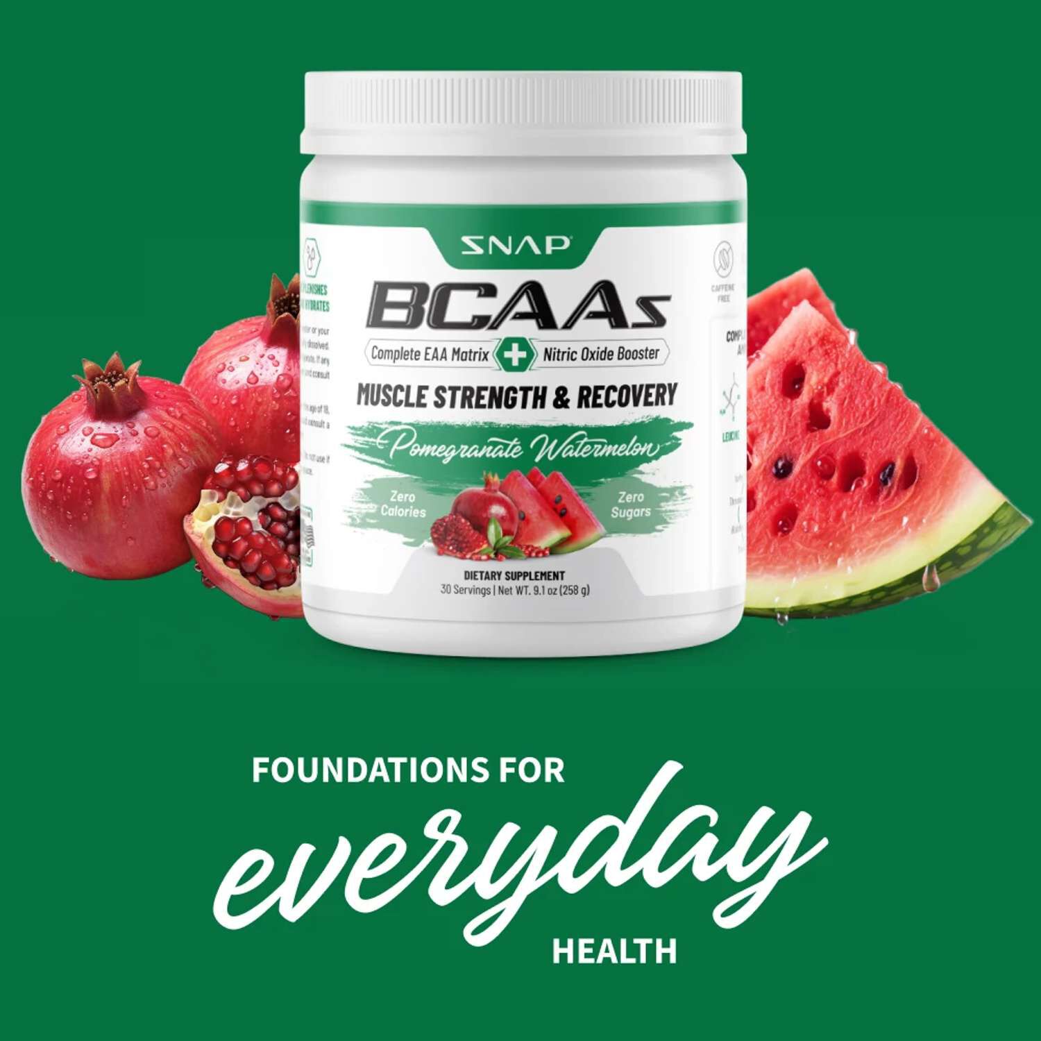 BCAA Powder - Pomegranate Watermelon (30 Servings) Pomegranate Watermelon | GNC